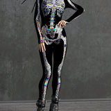 Universe Glitch Skeleton Costume