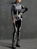 Universe Glitch Skeleton Costume