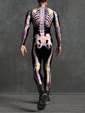 Candy Liquid Skeleton Male Costume