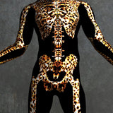 Leopard Skeleton Male Costume