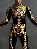 Leopard Skeleton Male Costume