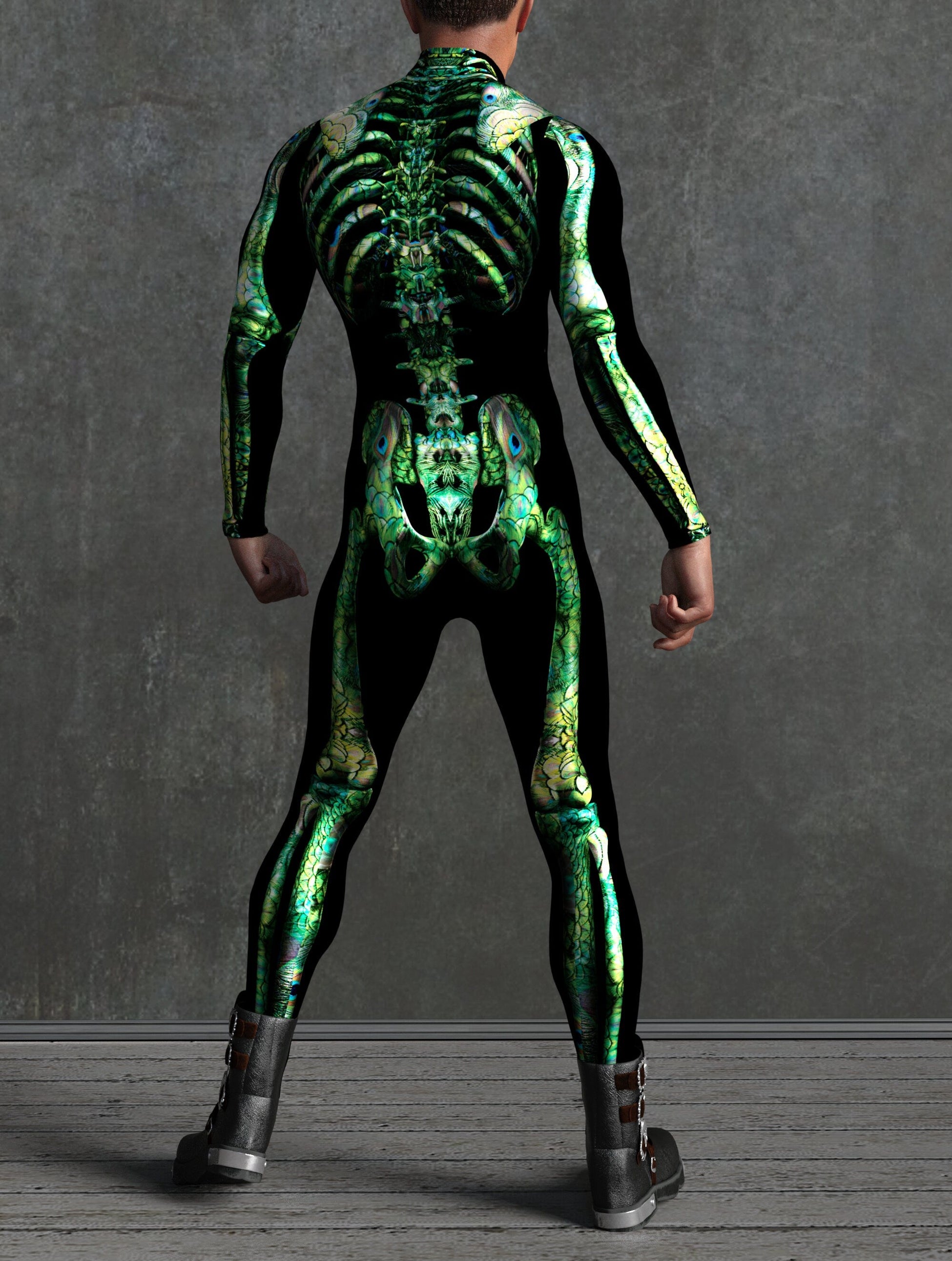 Peekok Skeleton Male Costume 2