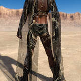 Extasis Mesh Male Cutout Top