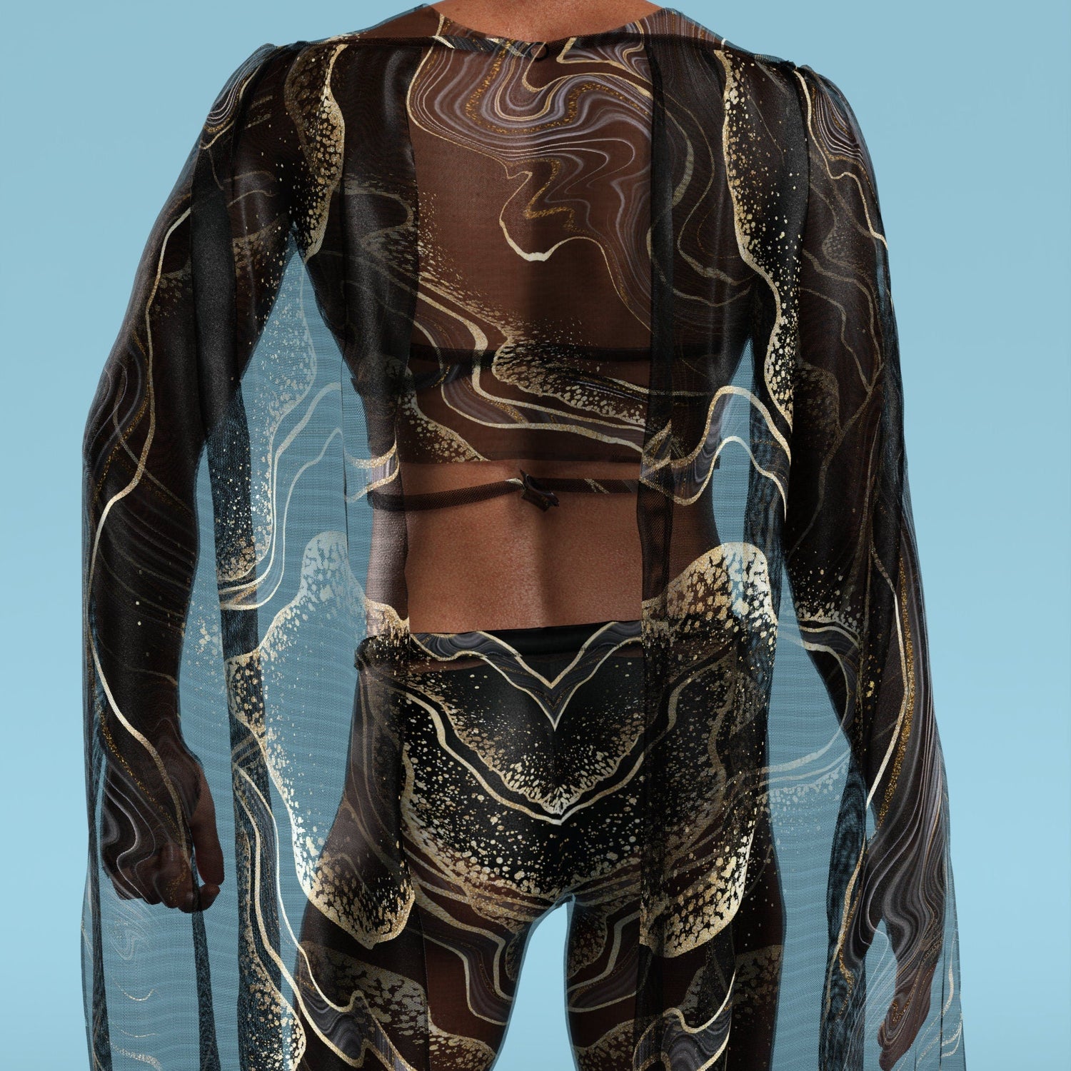 Extasis Mesh Male Cutout Top 7