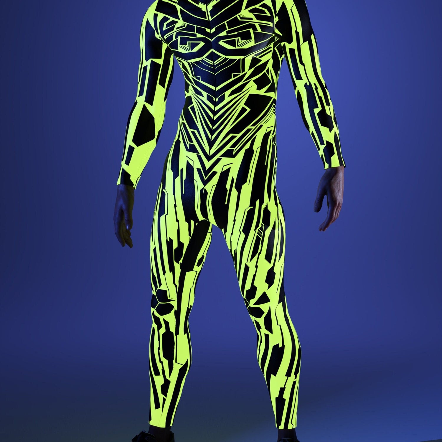 Fury Node Male Costume Green