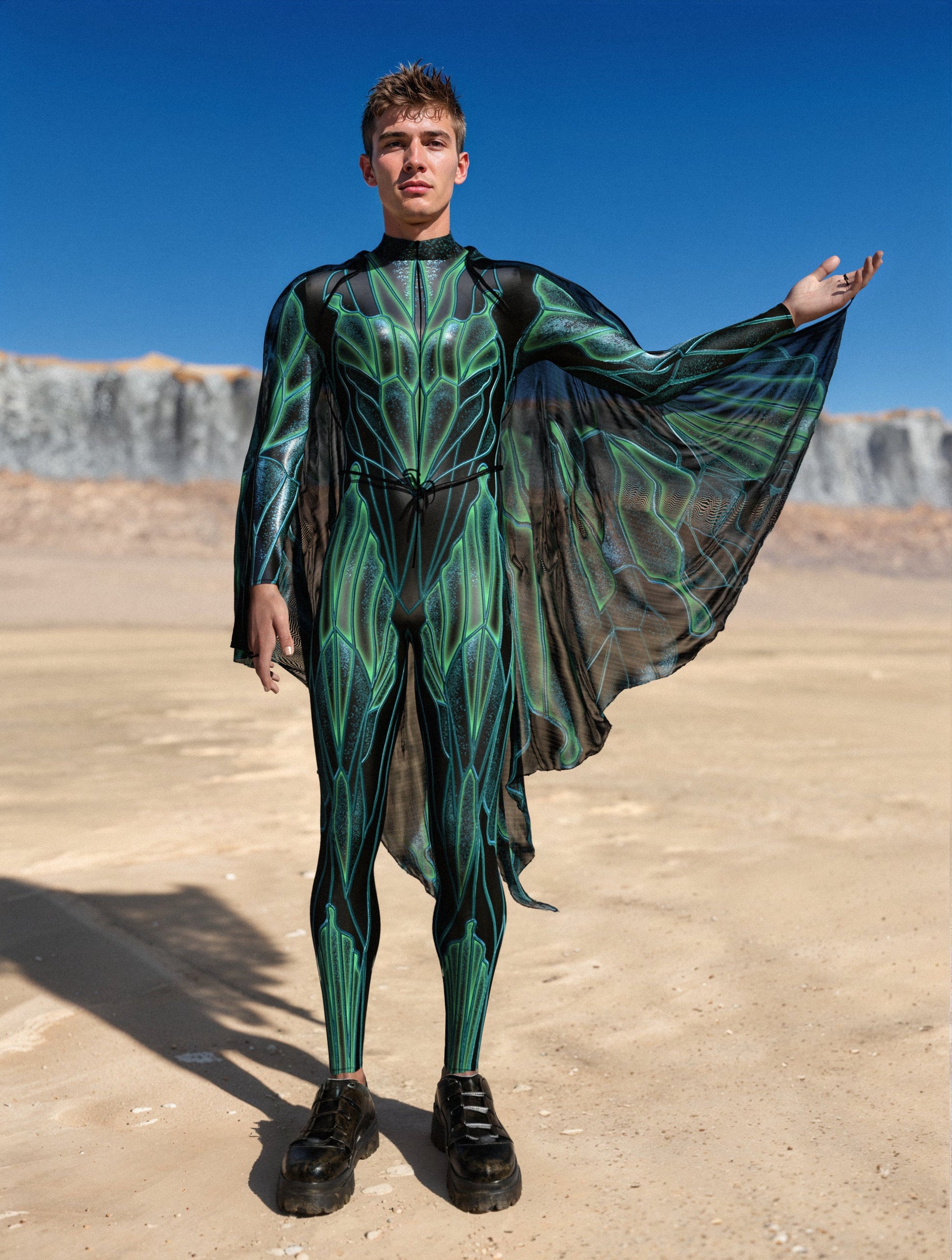 Soaring Alchemy Green Male Wings Set 1