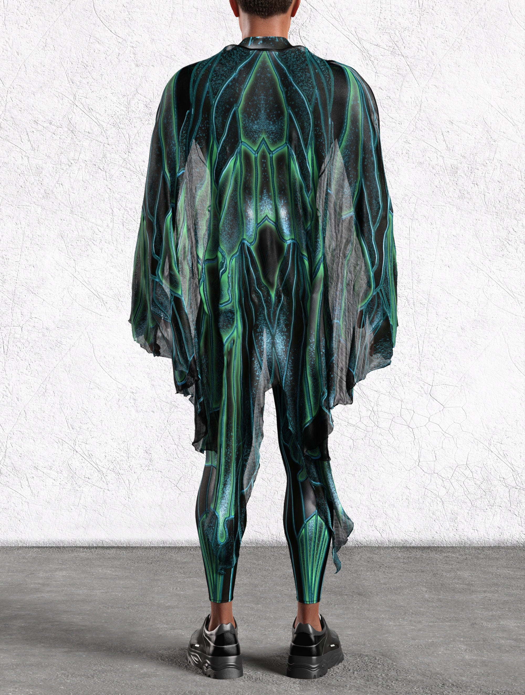 Soaring Alchemy Green Male Wings Set 6