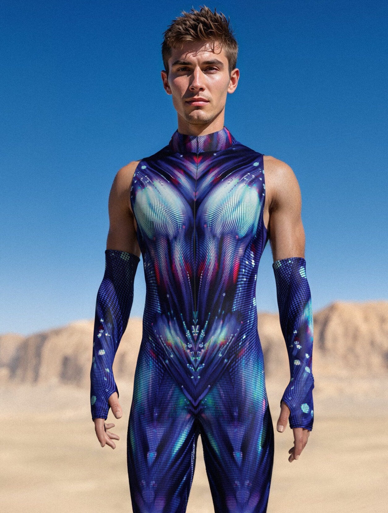Lightspeed Male Sleeveless Costume 1