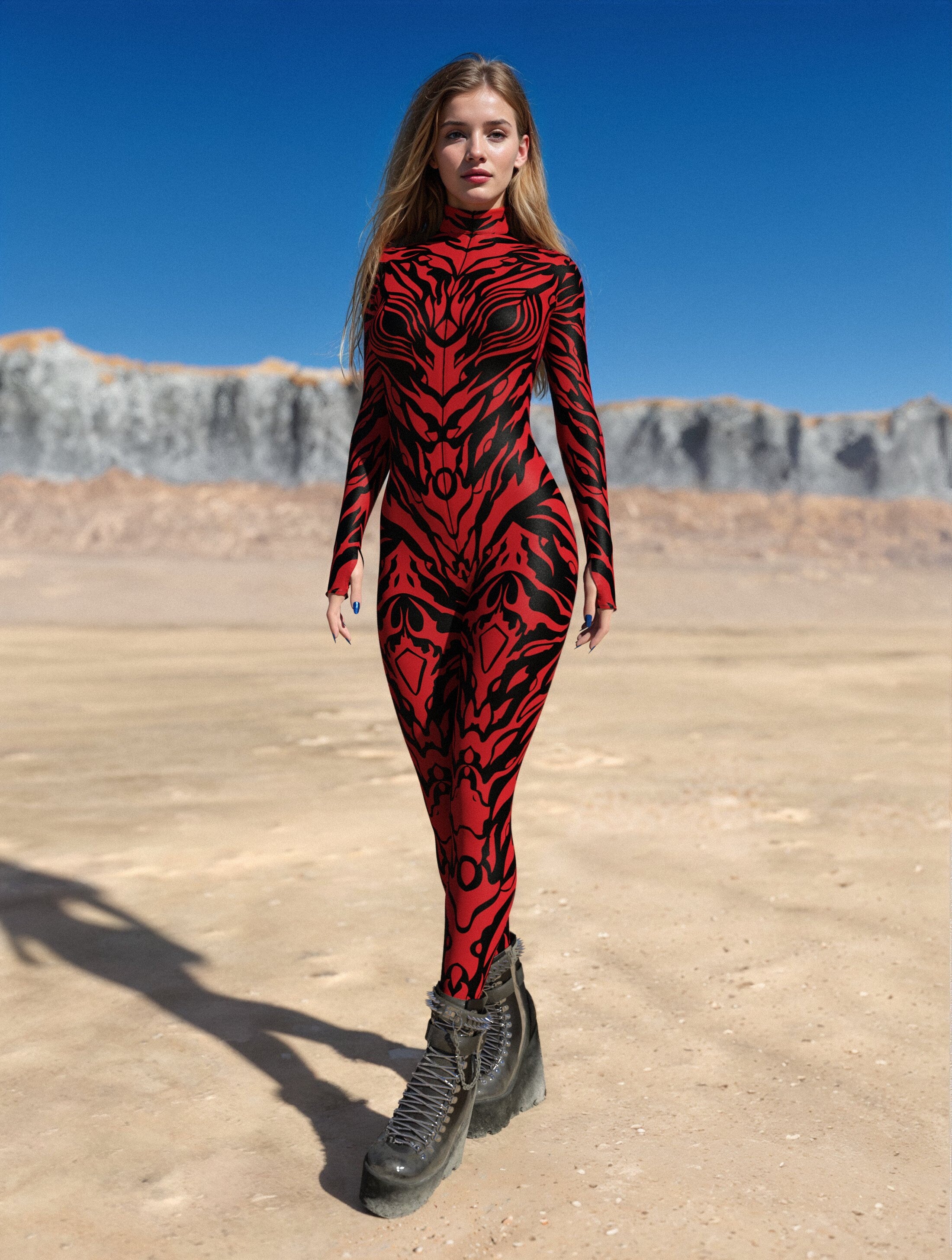 Ysax Red Costume Red