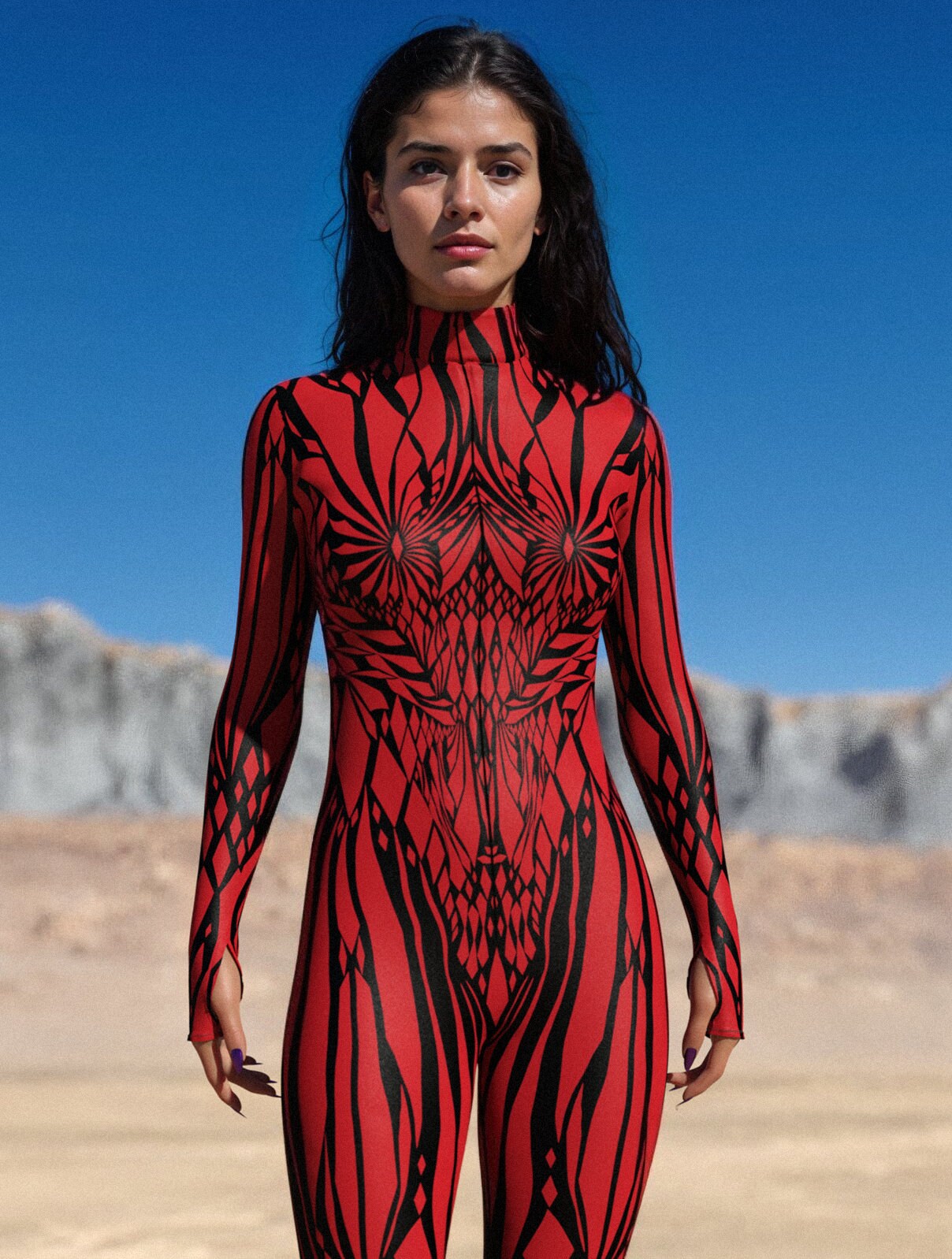 Ziona Red Costume 1
