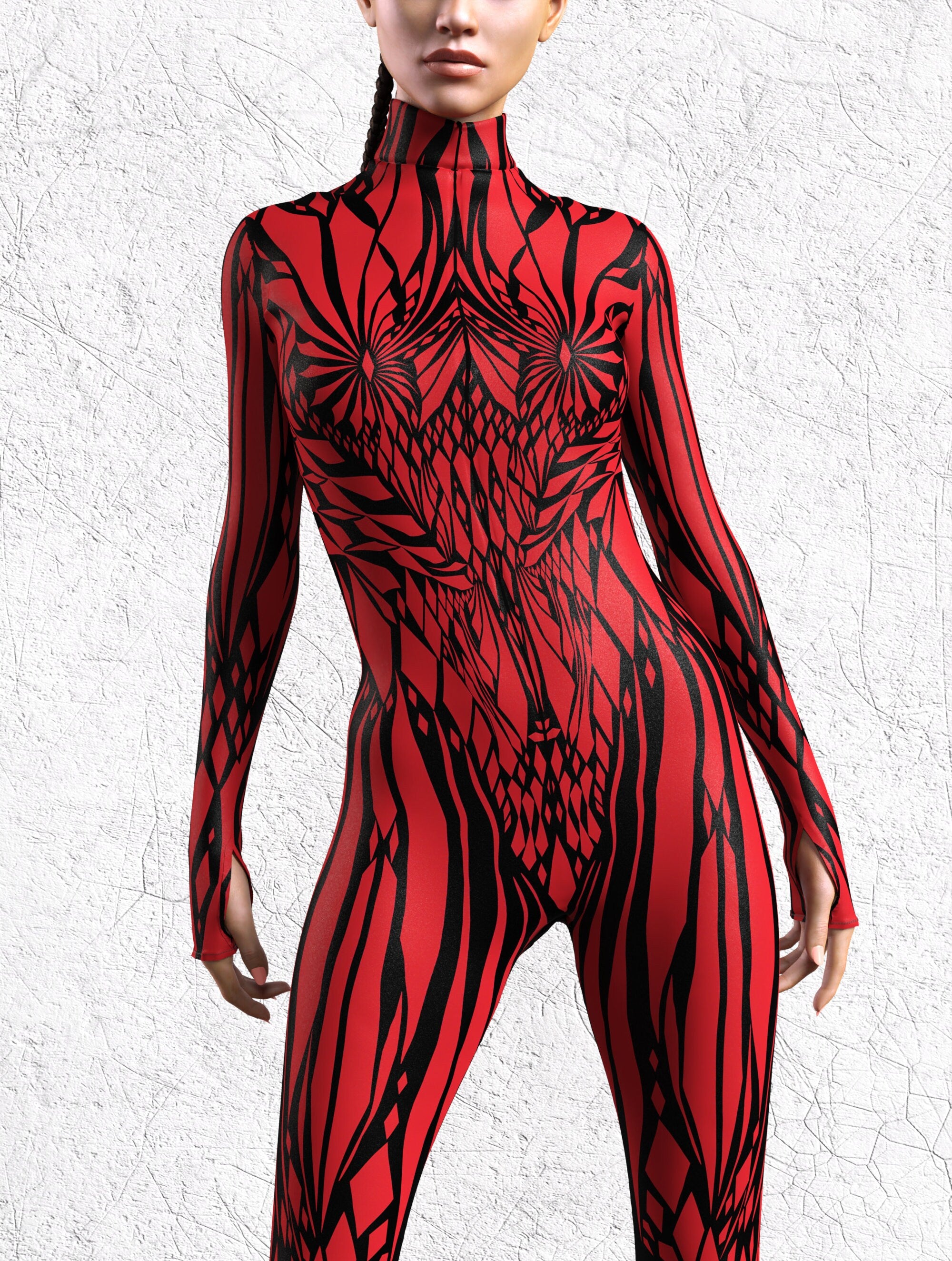 Ziona Red Costume 6