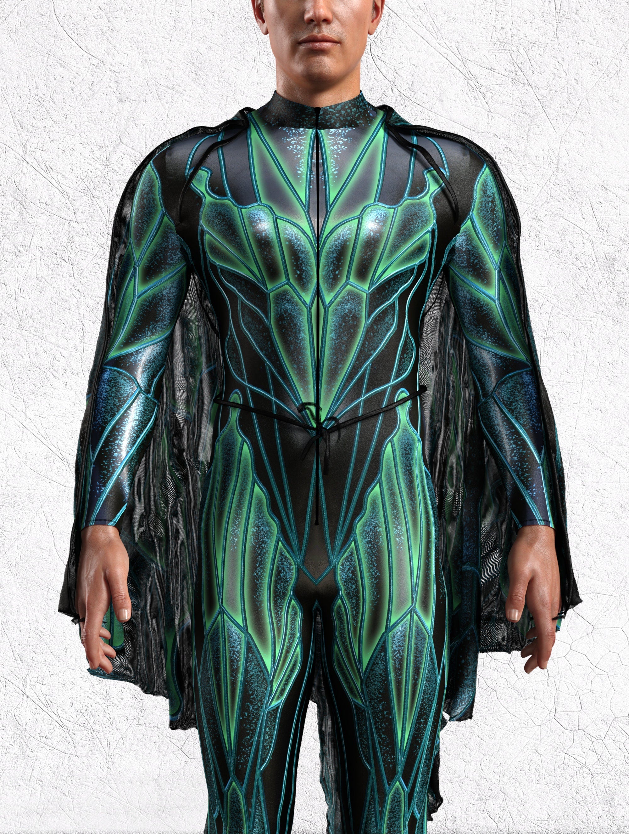 Soaring Alchemy Green Male Wings Set 7