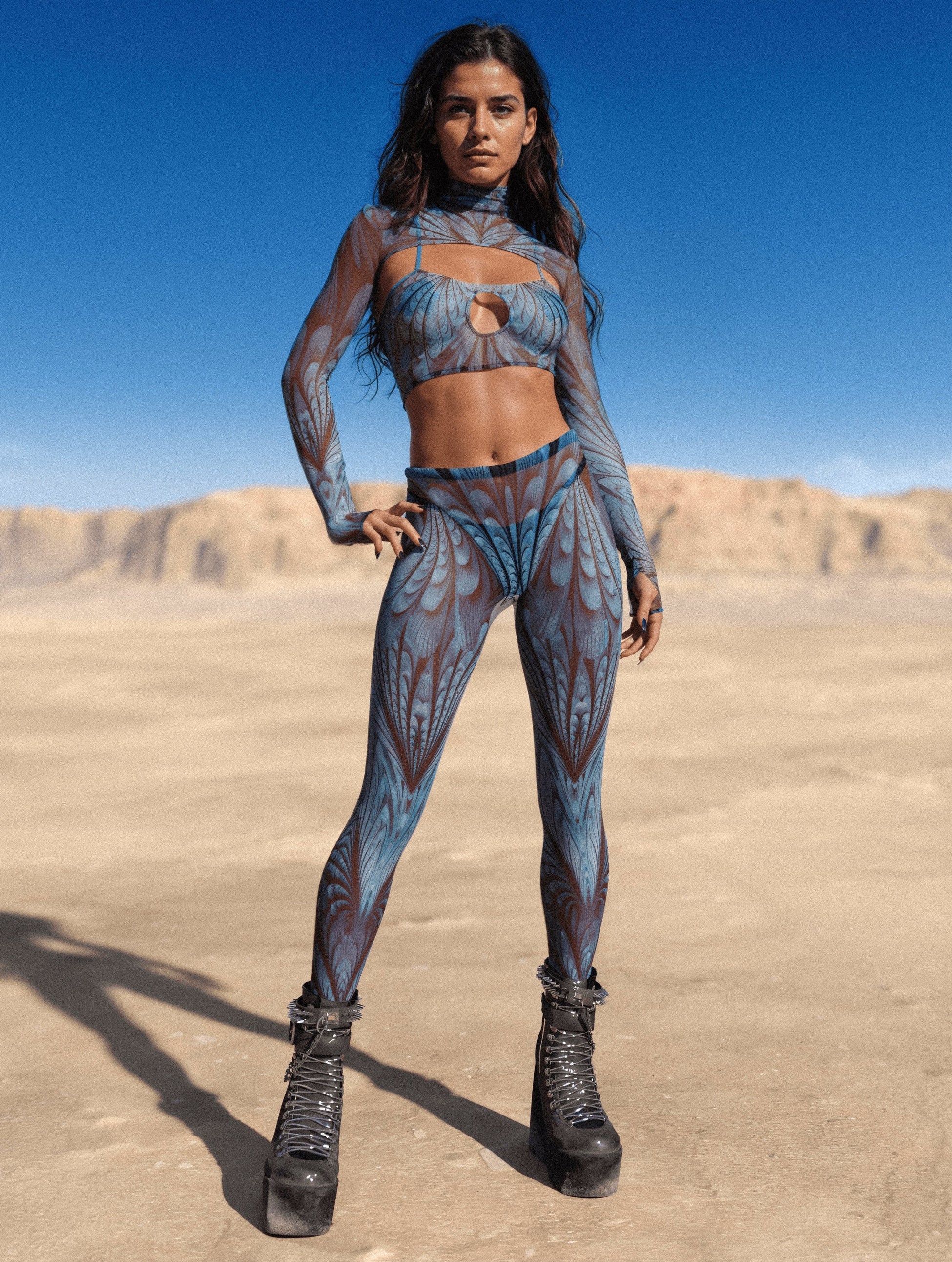 Desert Spirit Mesh Leggings 1