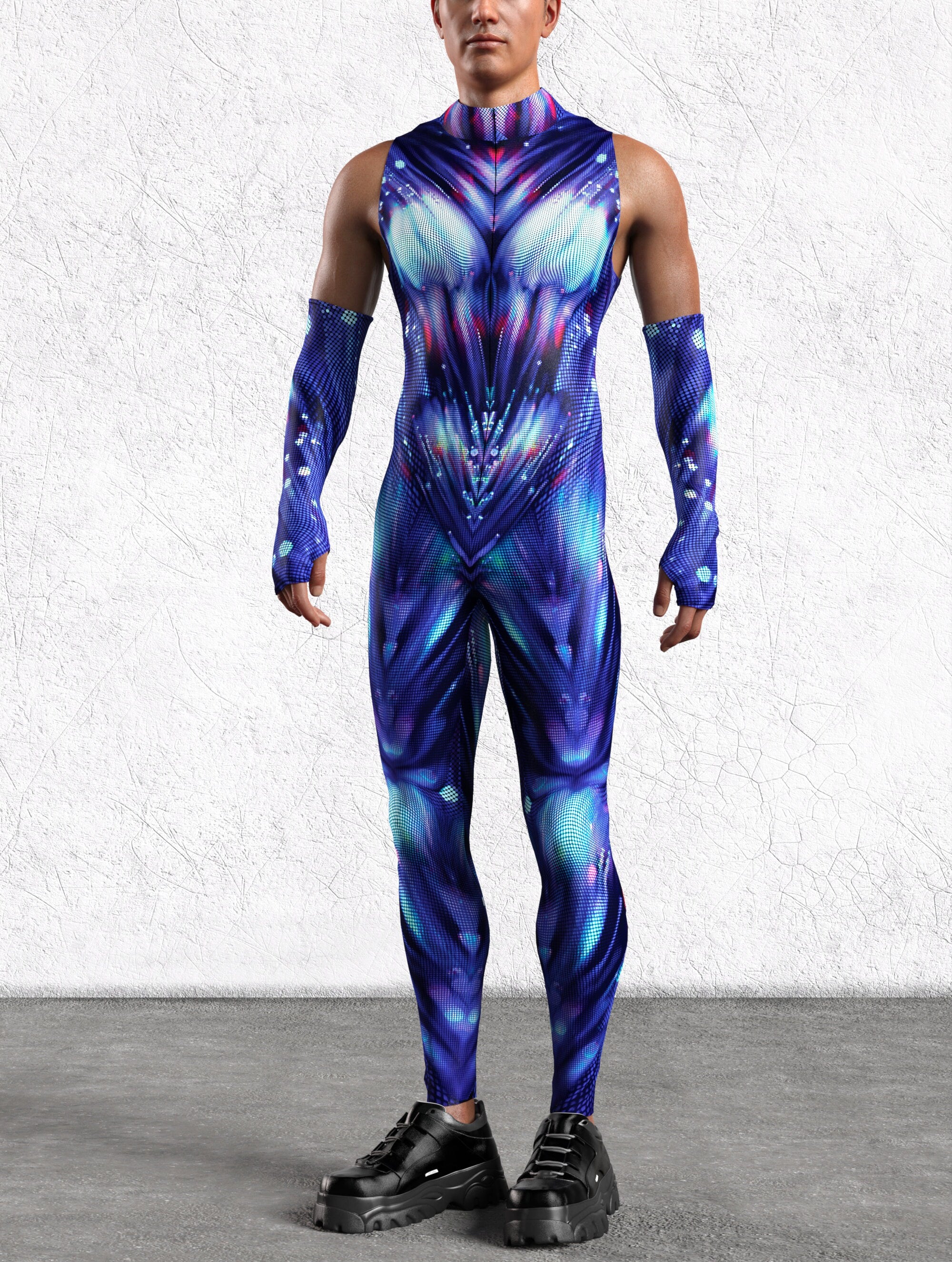 Lightspeed Male Sleeveless Costume Lycra