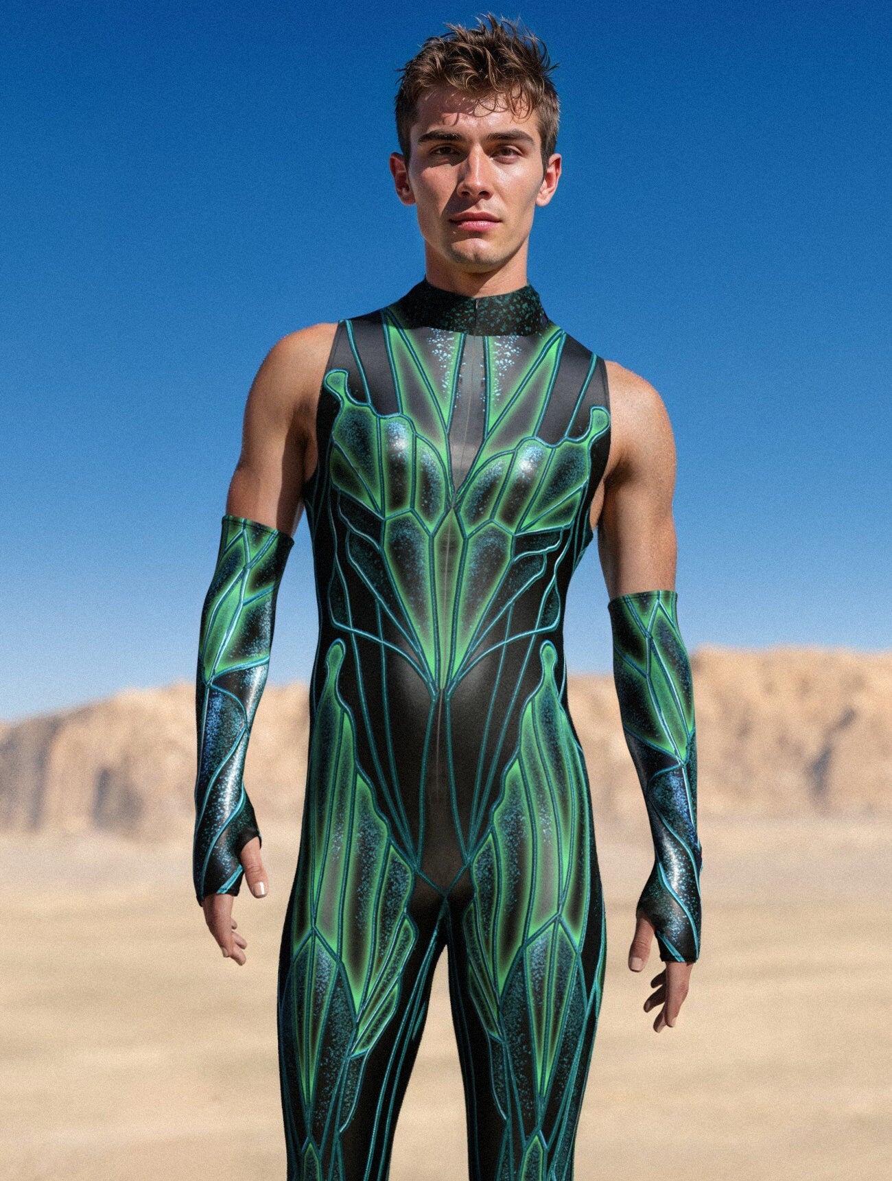 Soaring Alchemy Male Sleeveless Costume 1