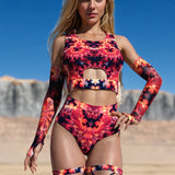 Enflamed Fractal Leg Wraps