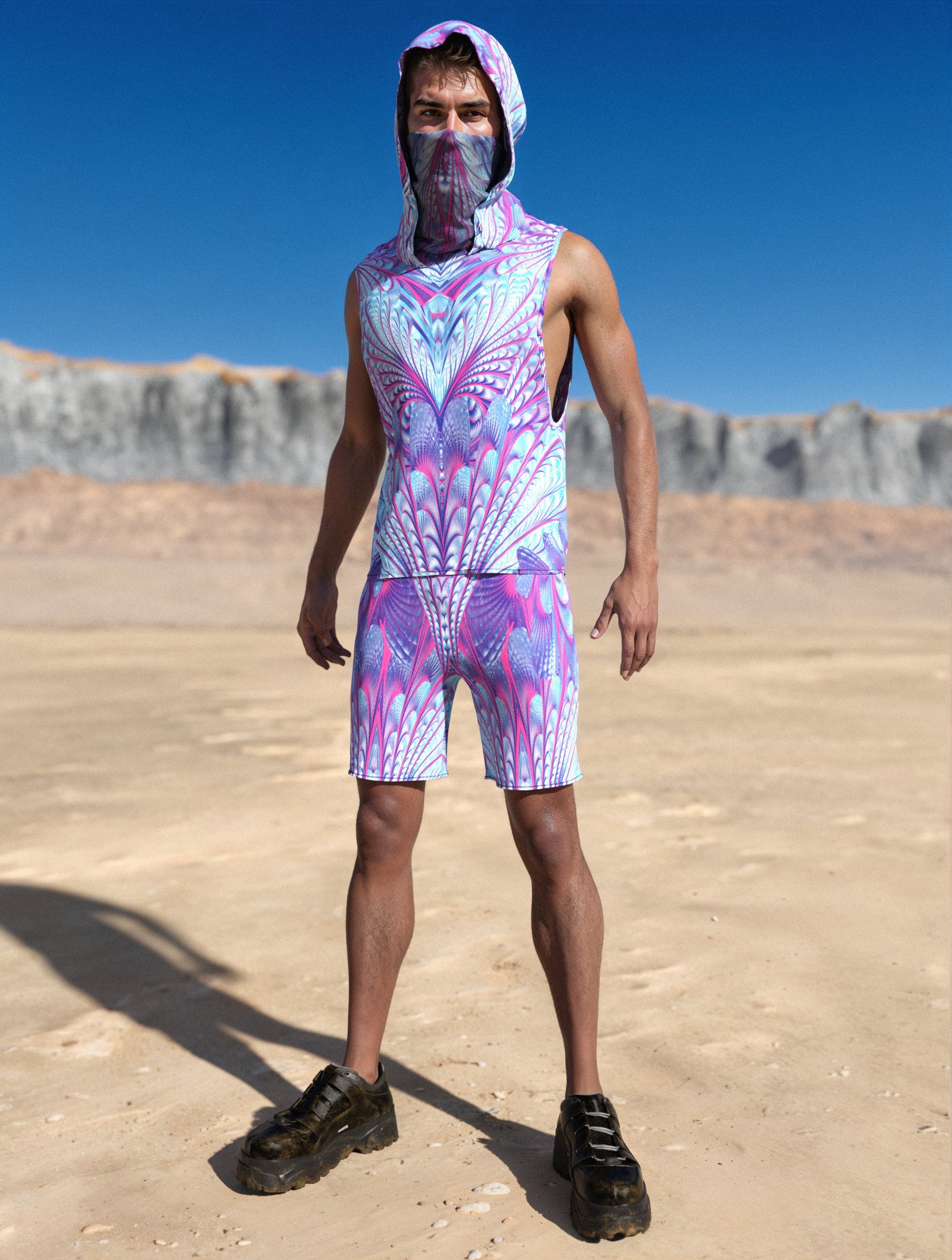 Desert Glow Male Muscle Top Festival