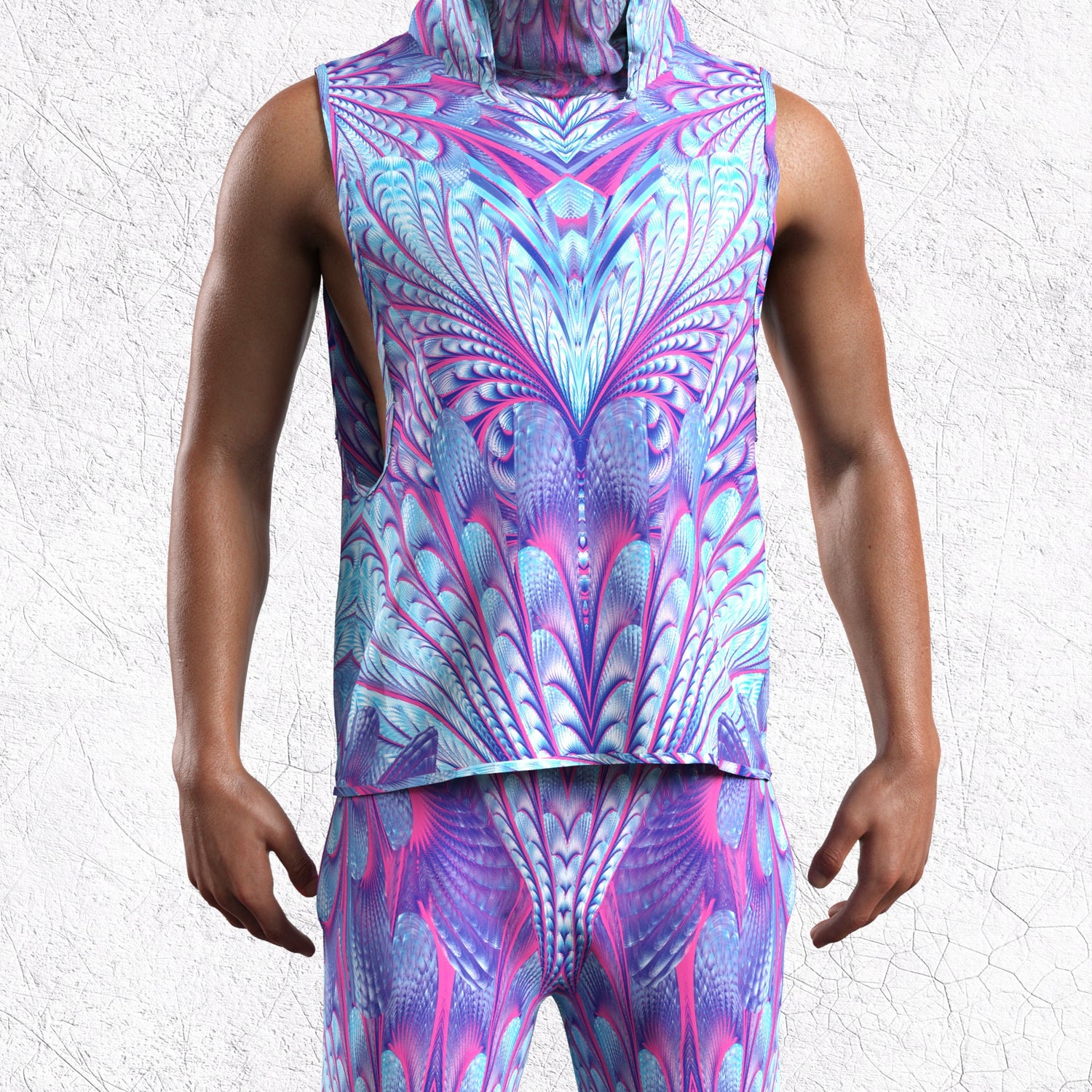 Desert Glow Male Rave Shorts 6