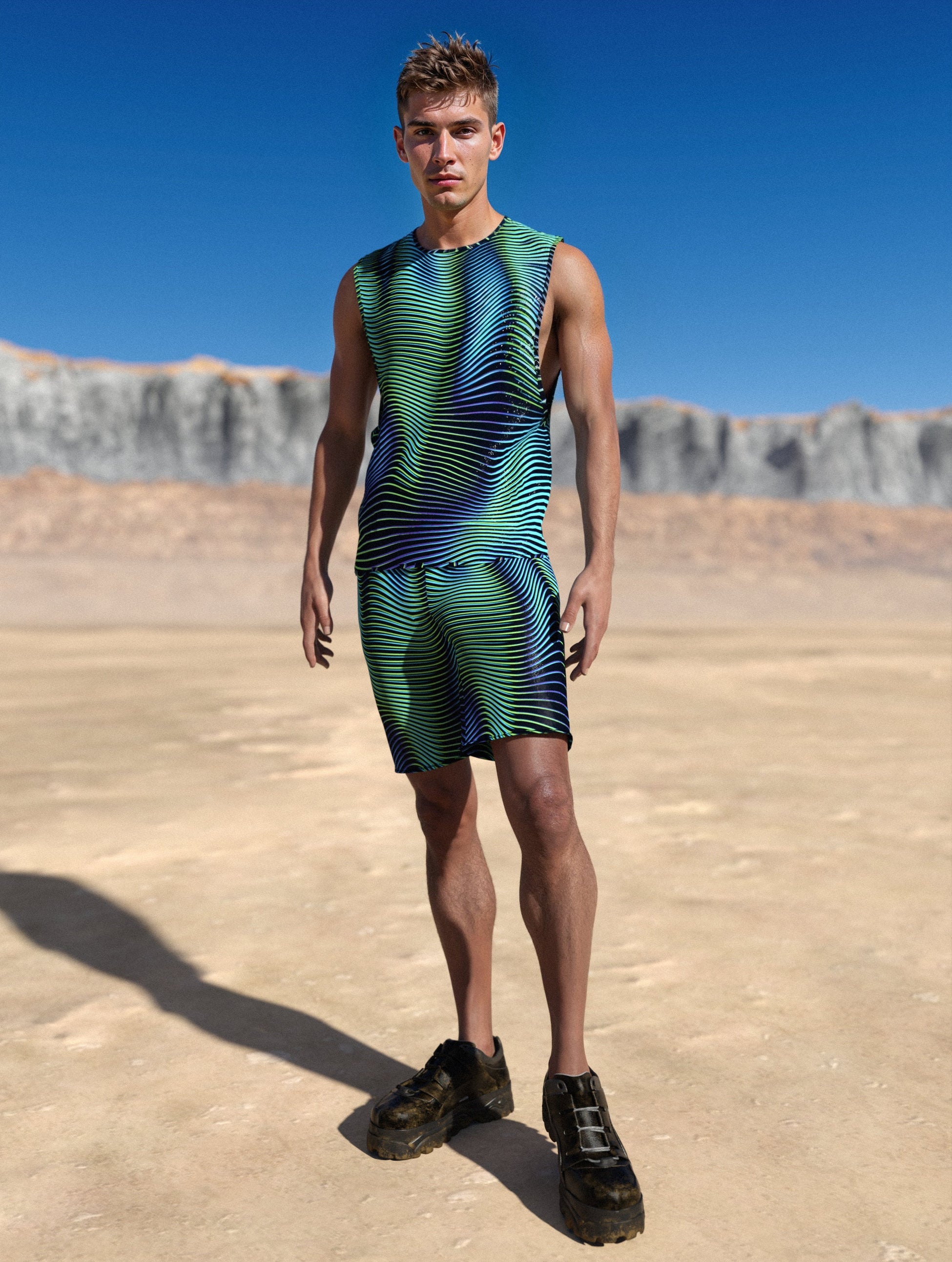 Illusions Male Rave Shorts 2