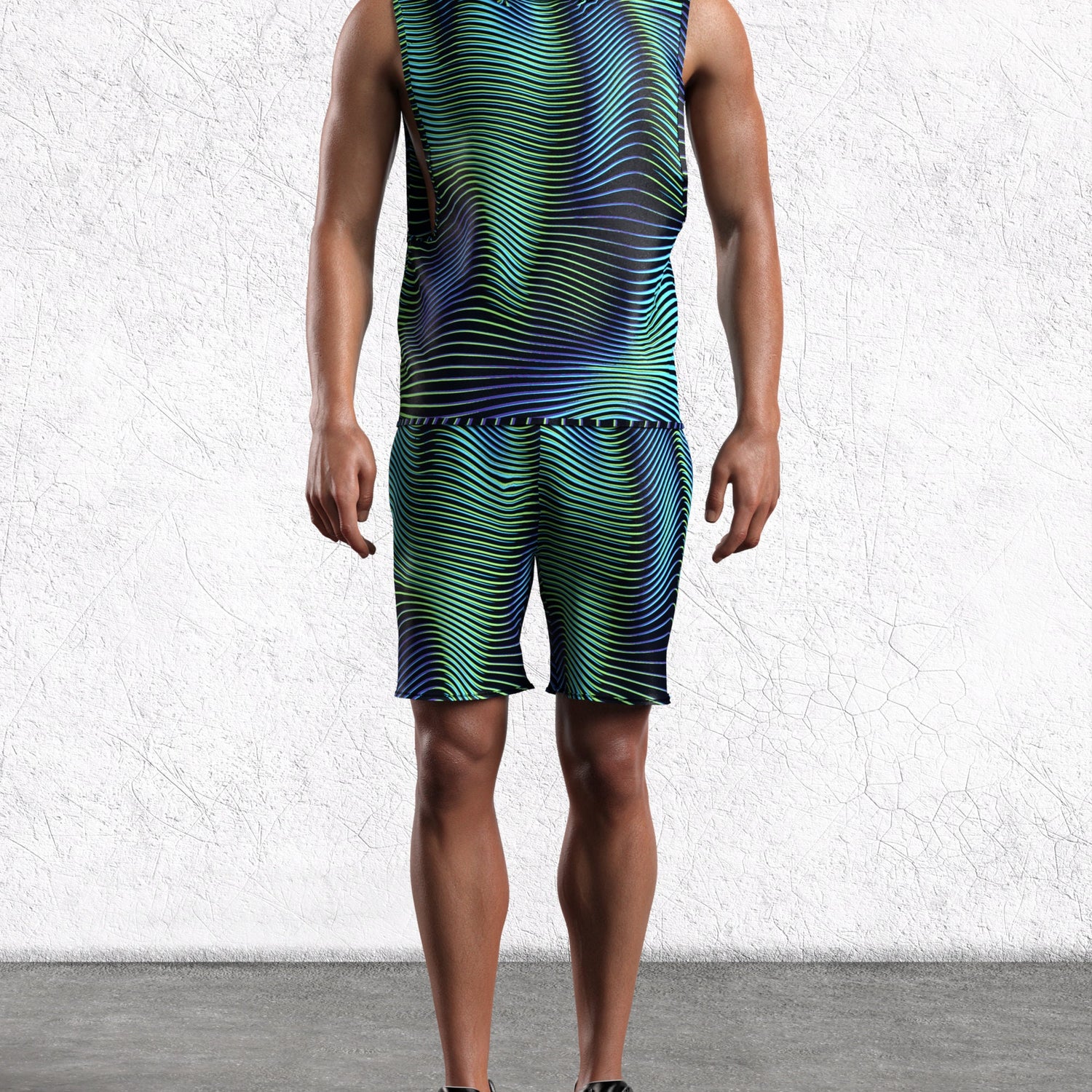 Men Illusions Male Rave Hood