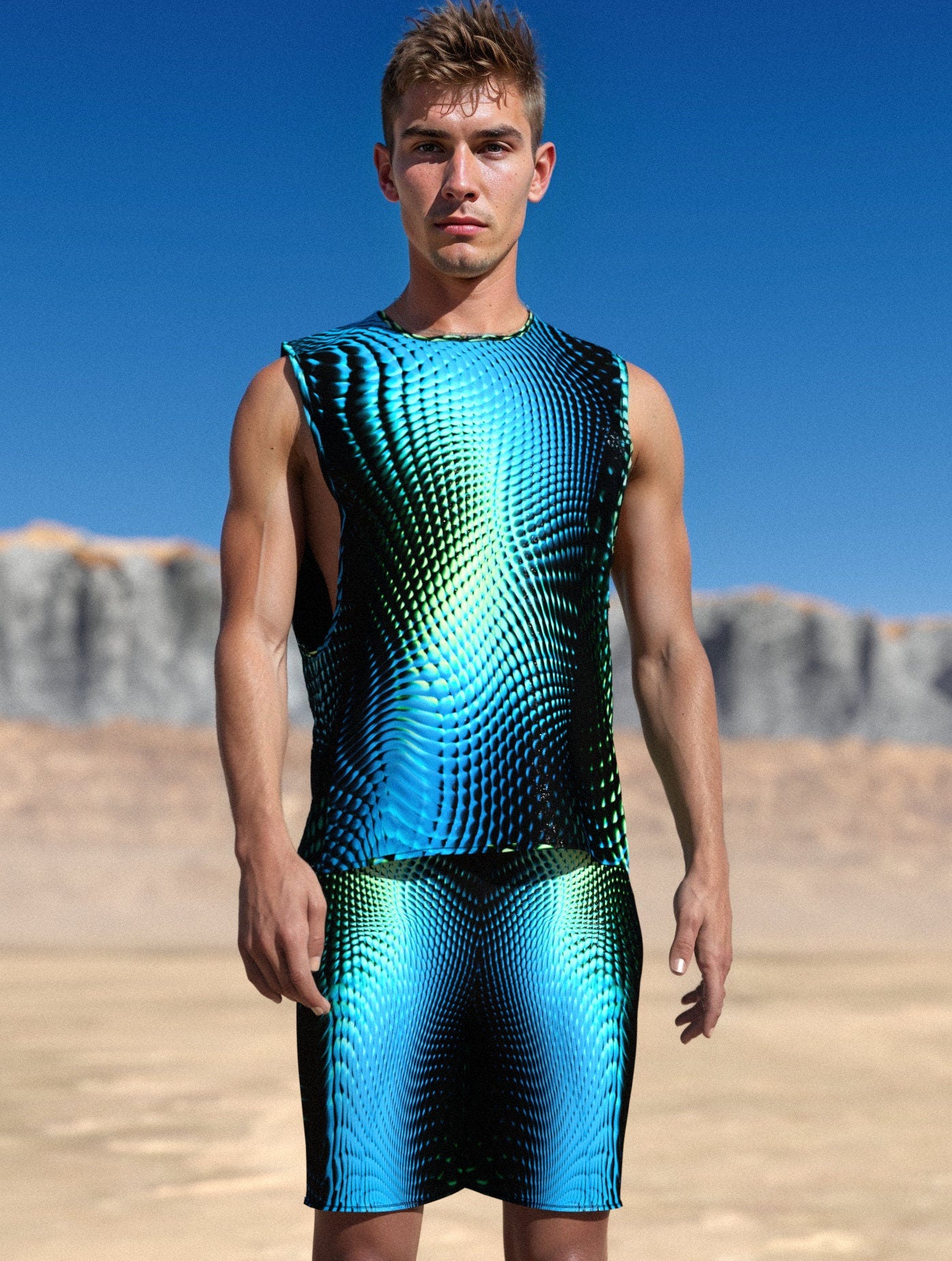 X Ice Male Rave Shorts 1