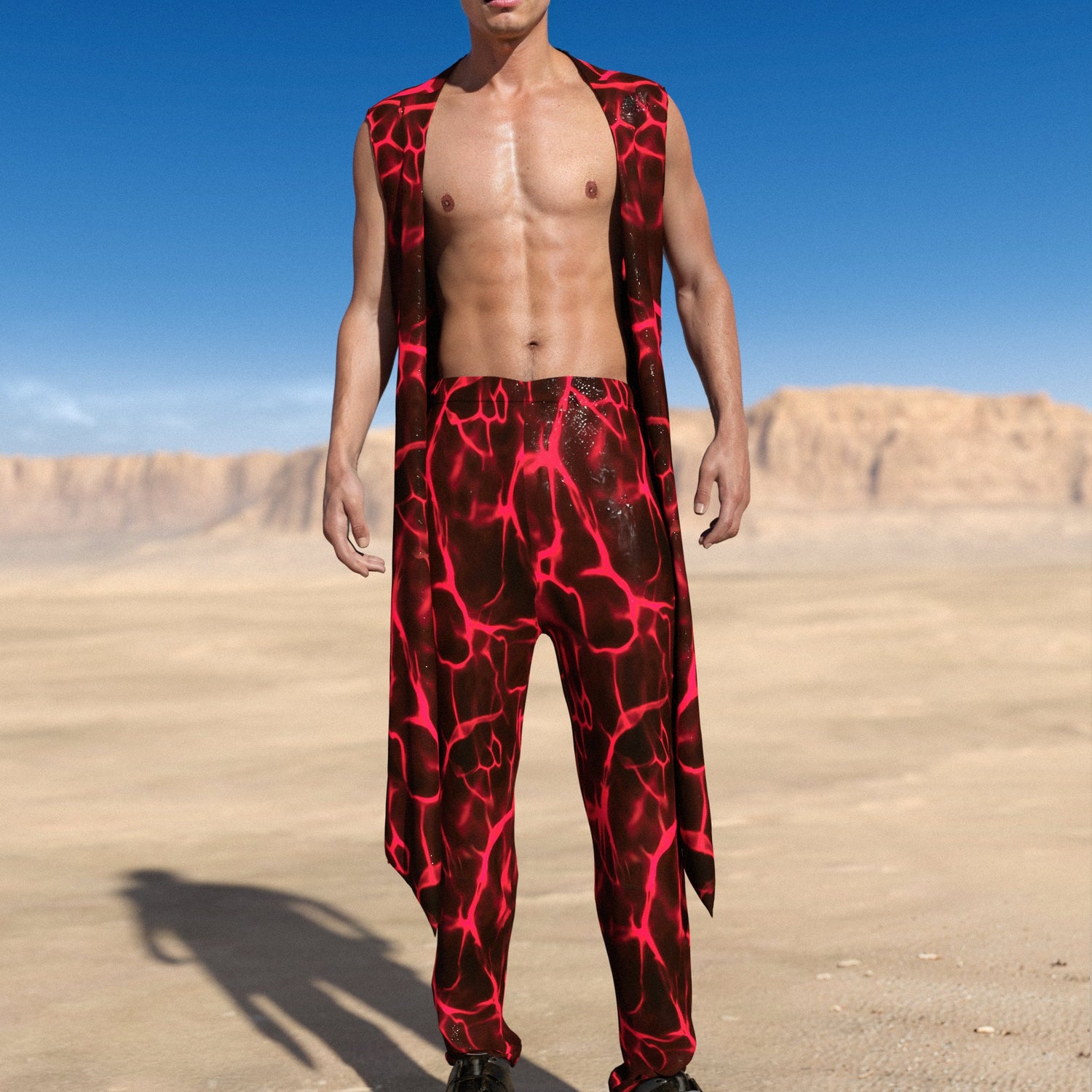Dust Devil Male Vest Red