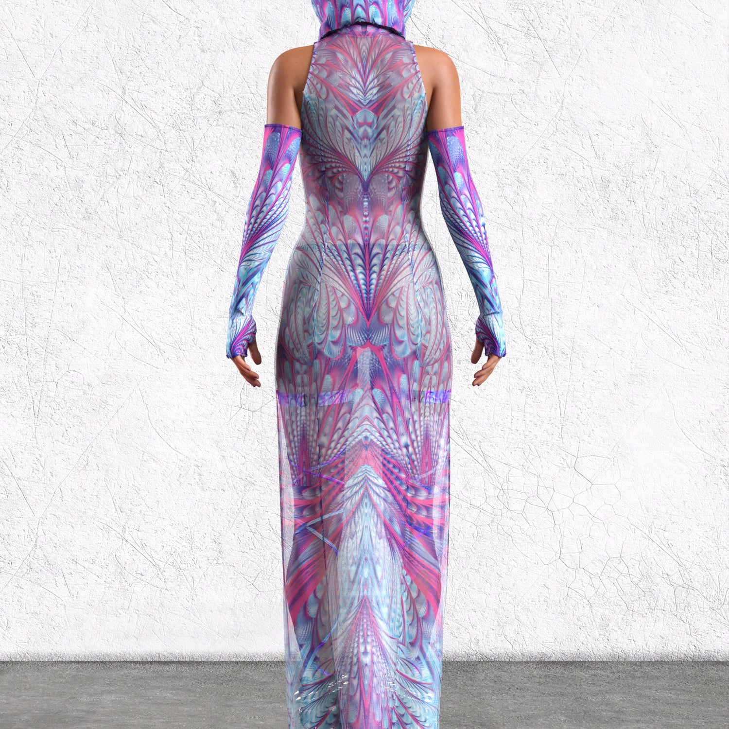 Desert Glow Rave Hood 7
