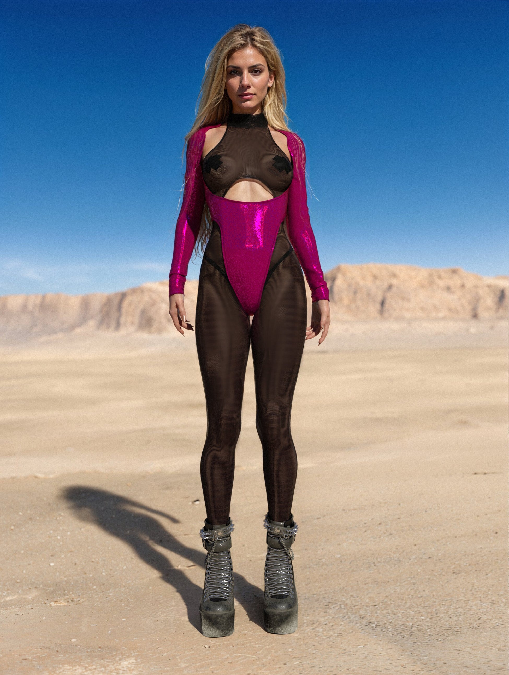 Luxe Rose Layered Bodysuit 2