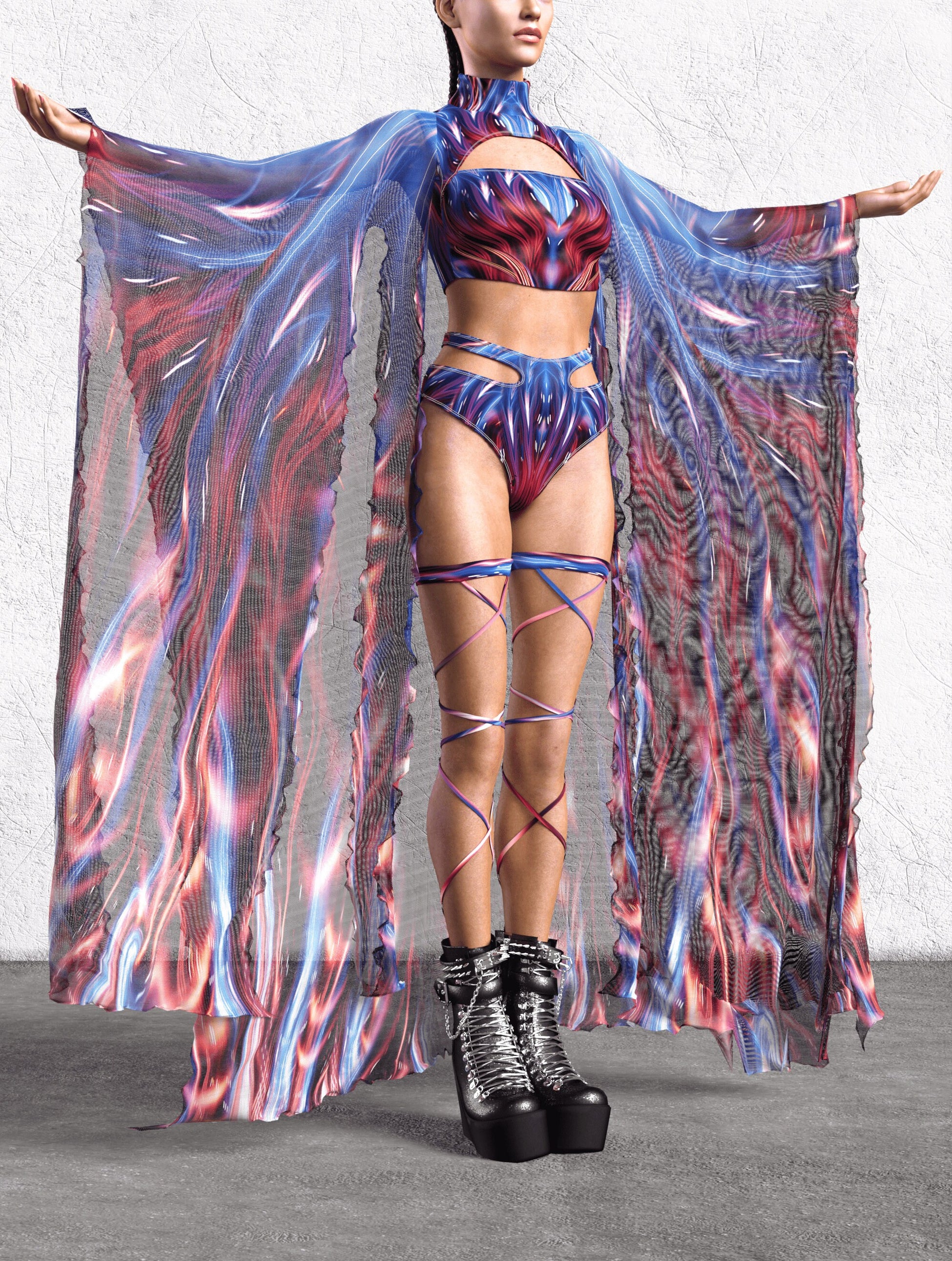 Metagalactic Rave Kimono 2