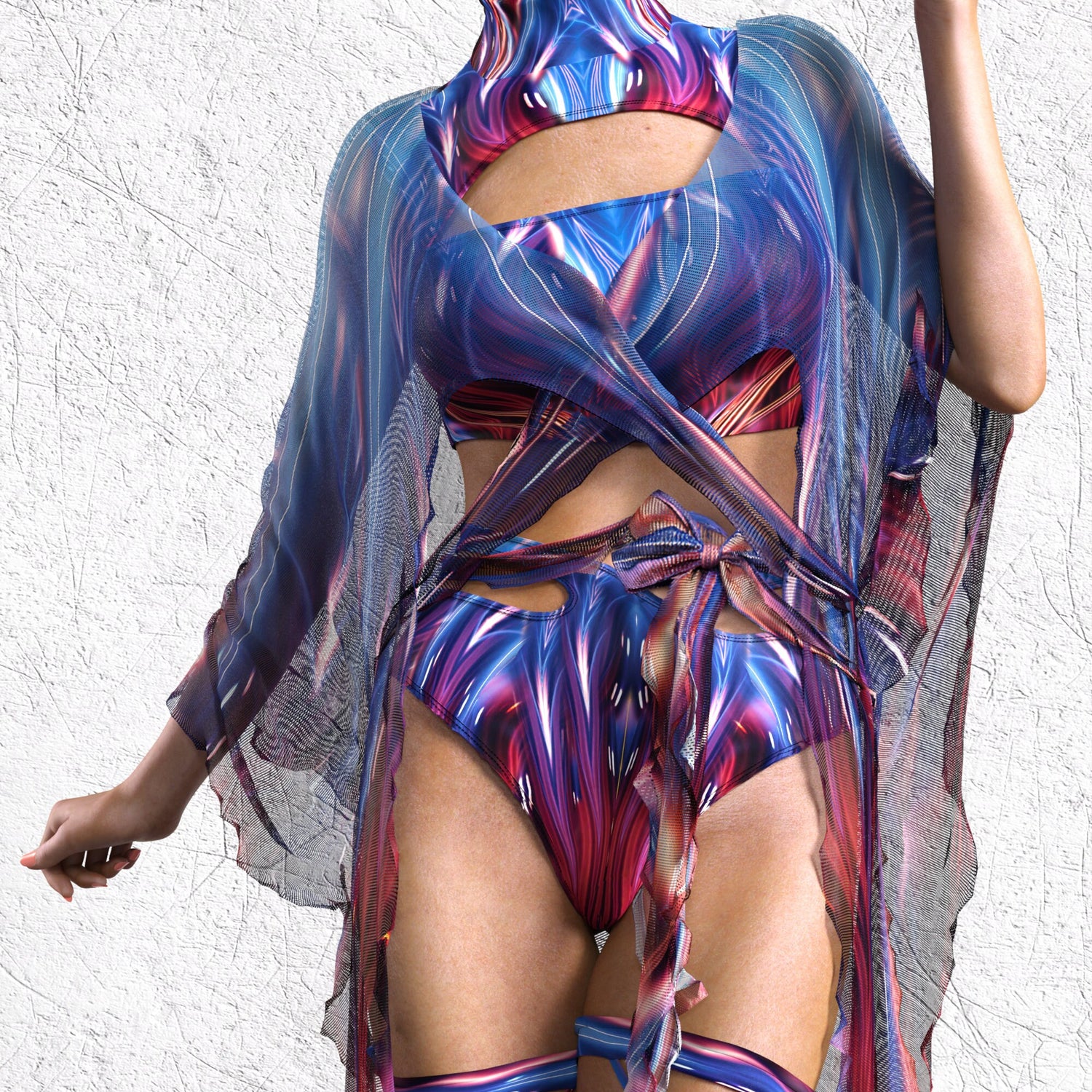 Metagalactic Cutout Rave Top 6