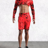 Bloodshot Male Crop Top