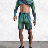 Illusions Male Crop Top