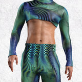 Illusions Male Crop Top