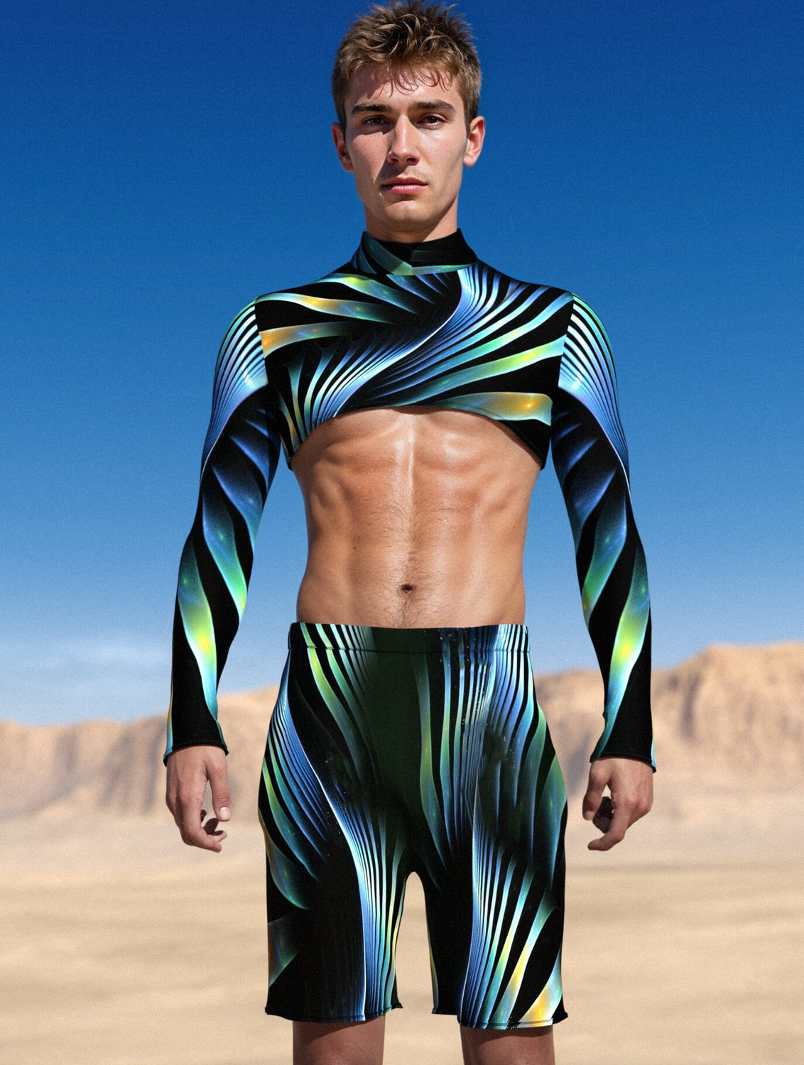 Intercept Male Rave Shorts