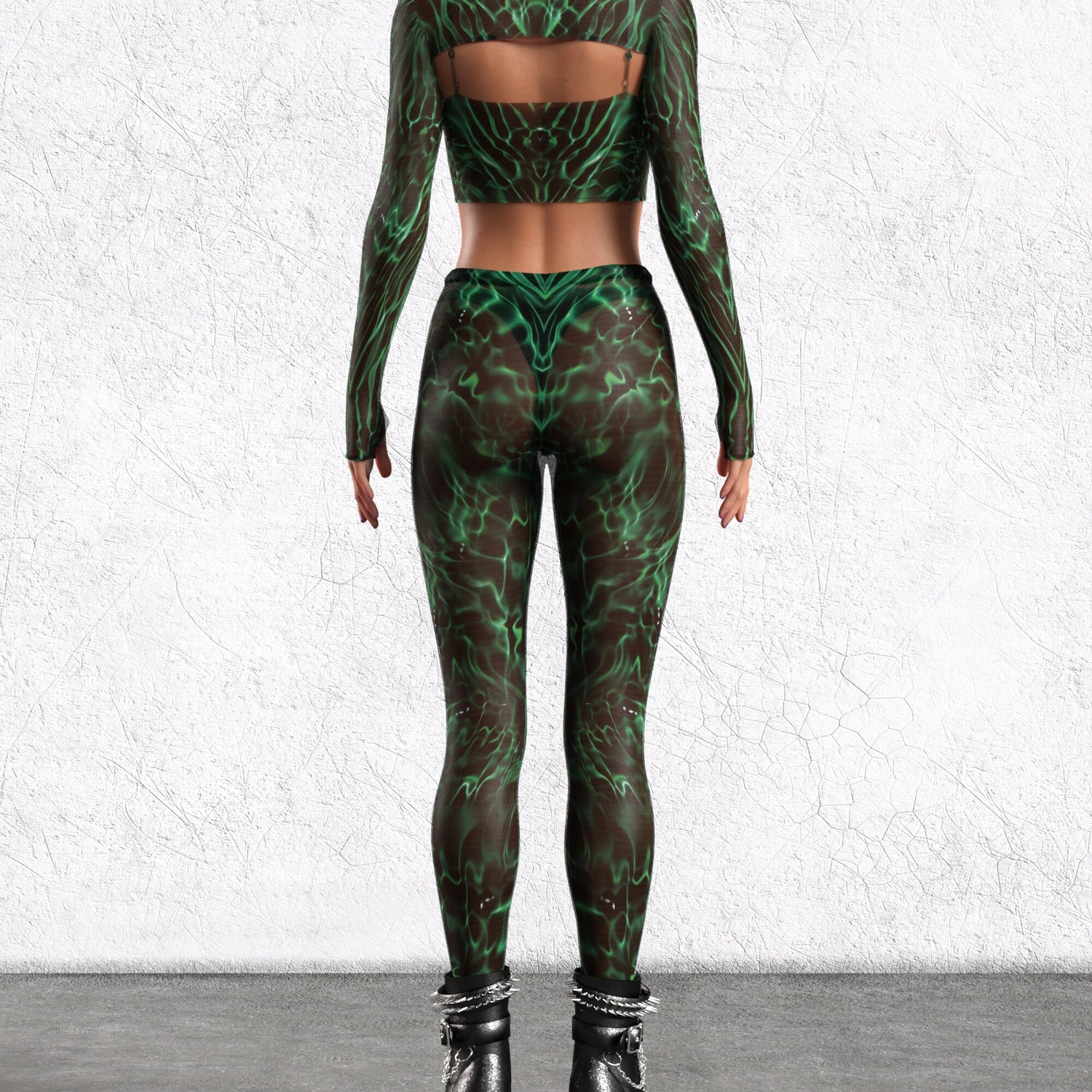 Women Electra Paradox Mesh Cutout Shrug Top