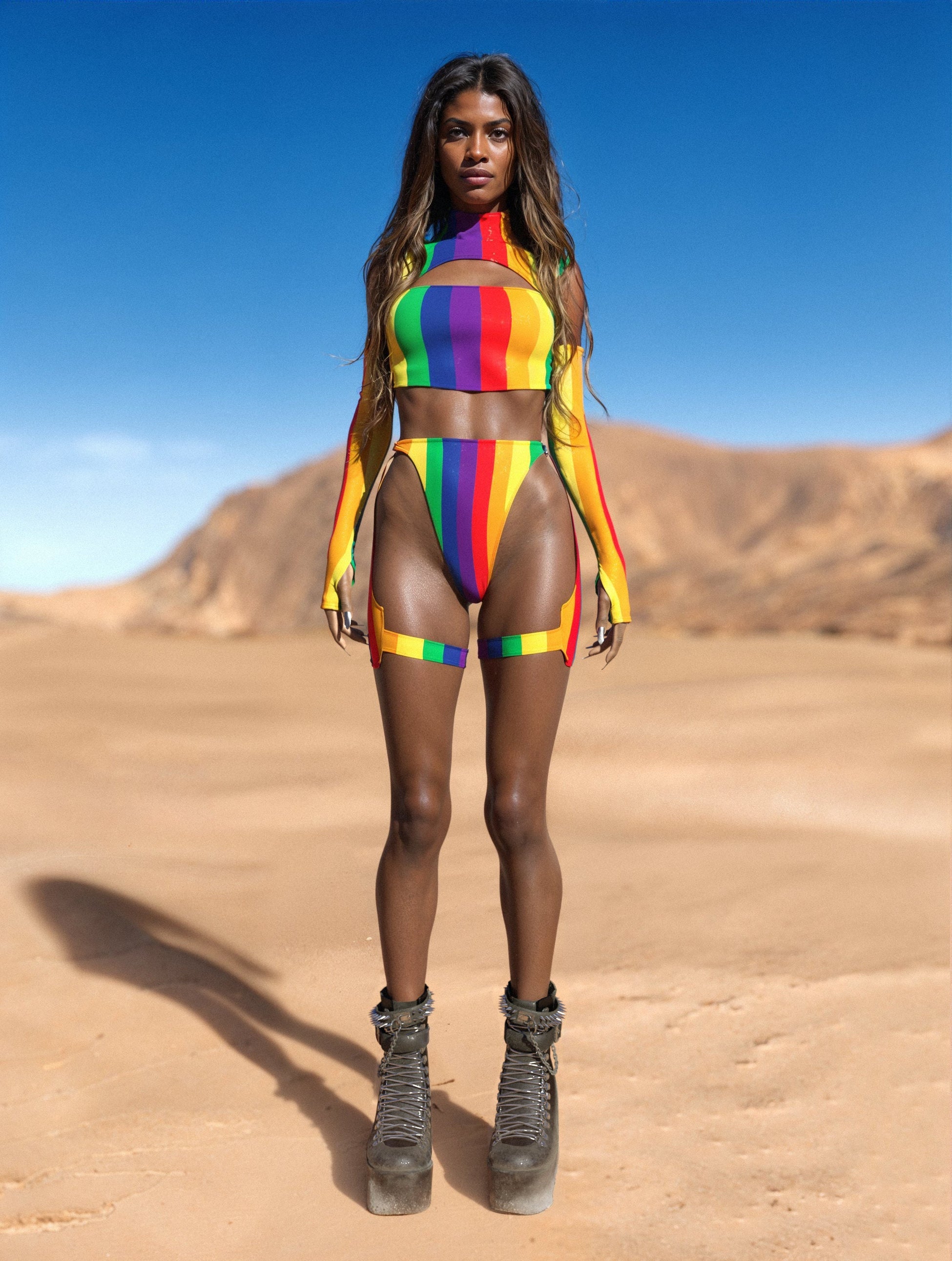 Born this Gay O-Ring Bikini Chaps 2
