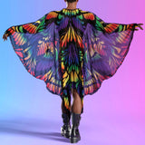 Rainbow Quiver Male Mesh Wings