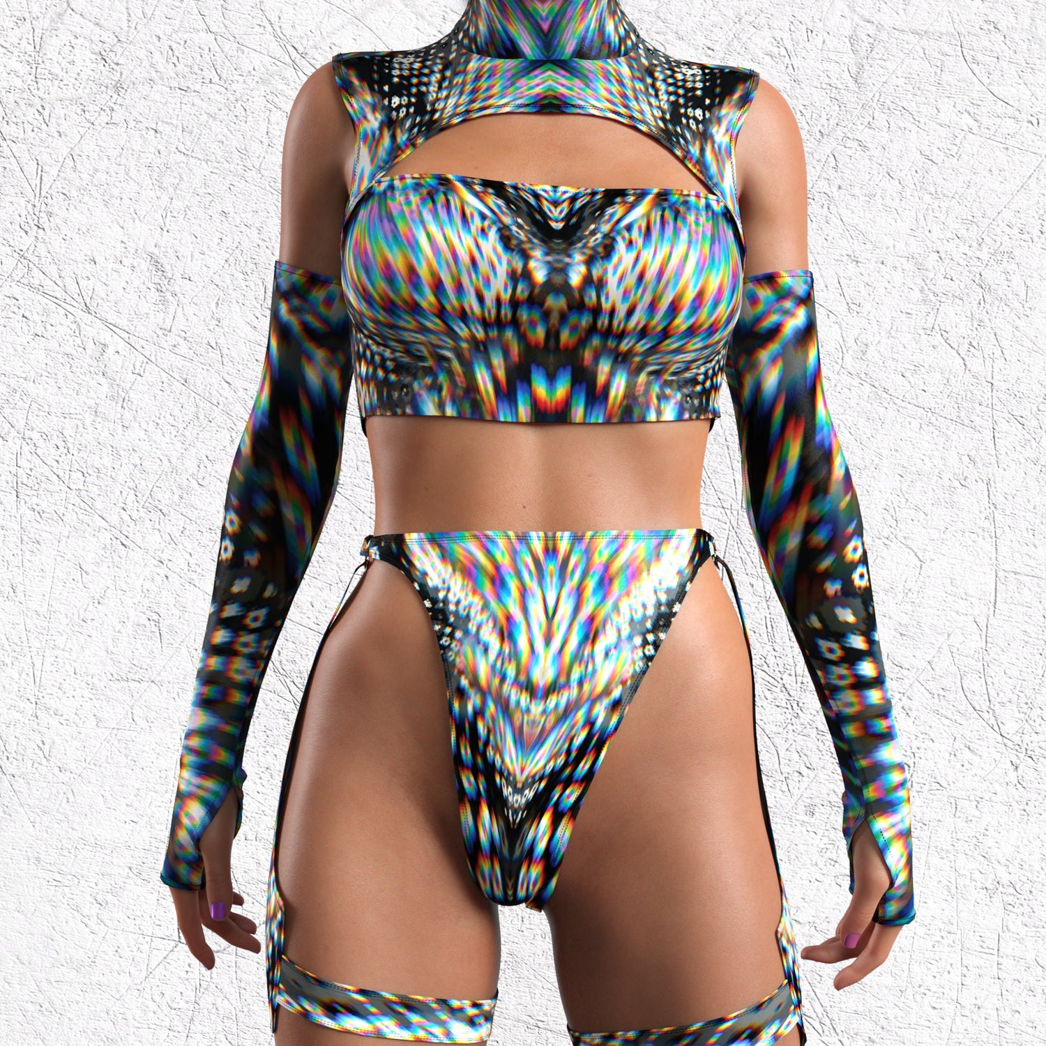 Undercurrent Cutout Rave Top 6