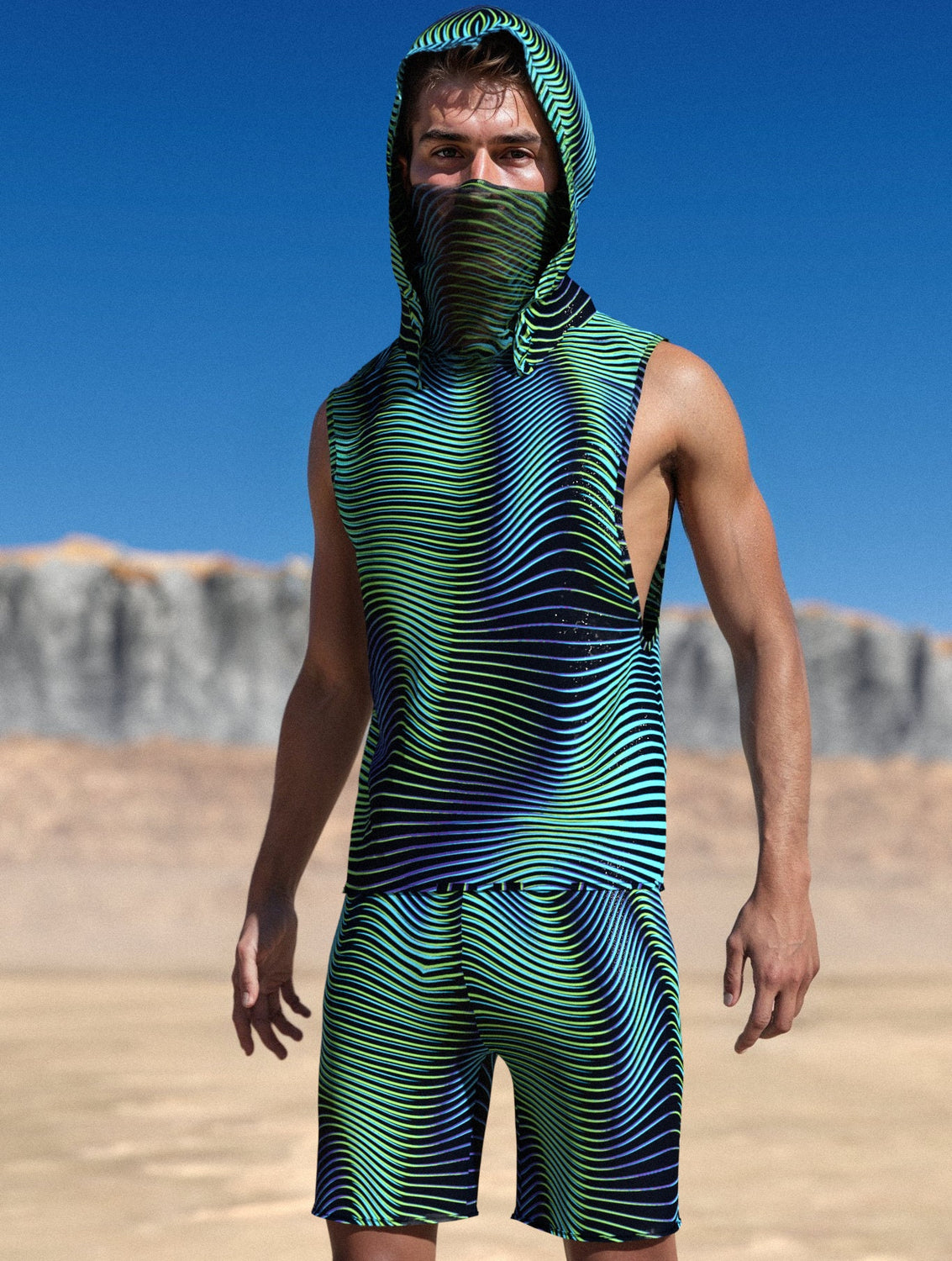 Illusions Male Rave Hood 2