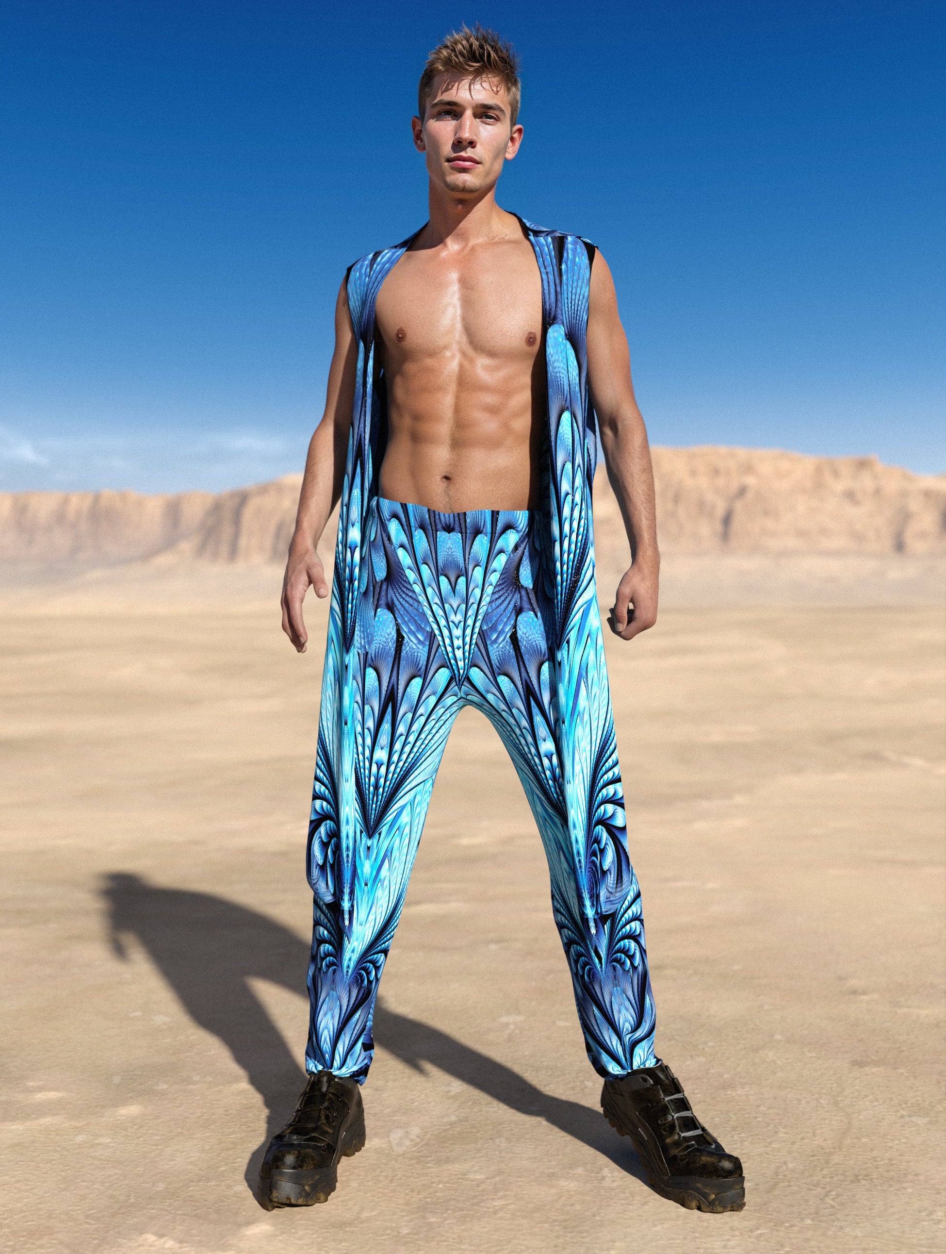 Desert Spirit Male Rave Pants 2