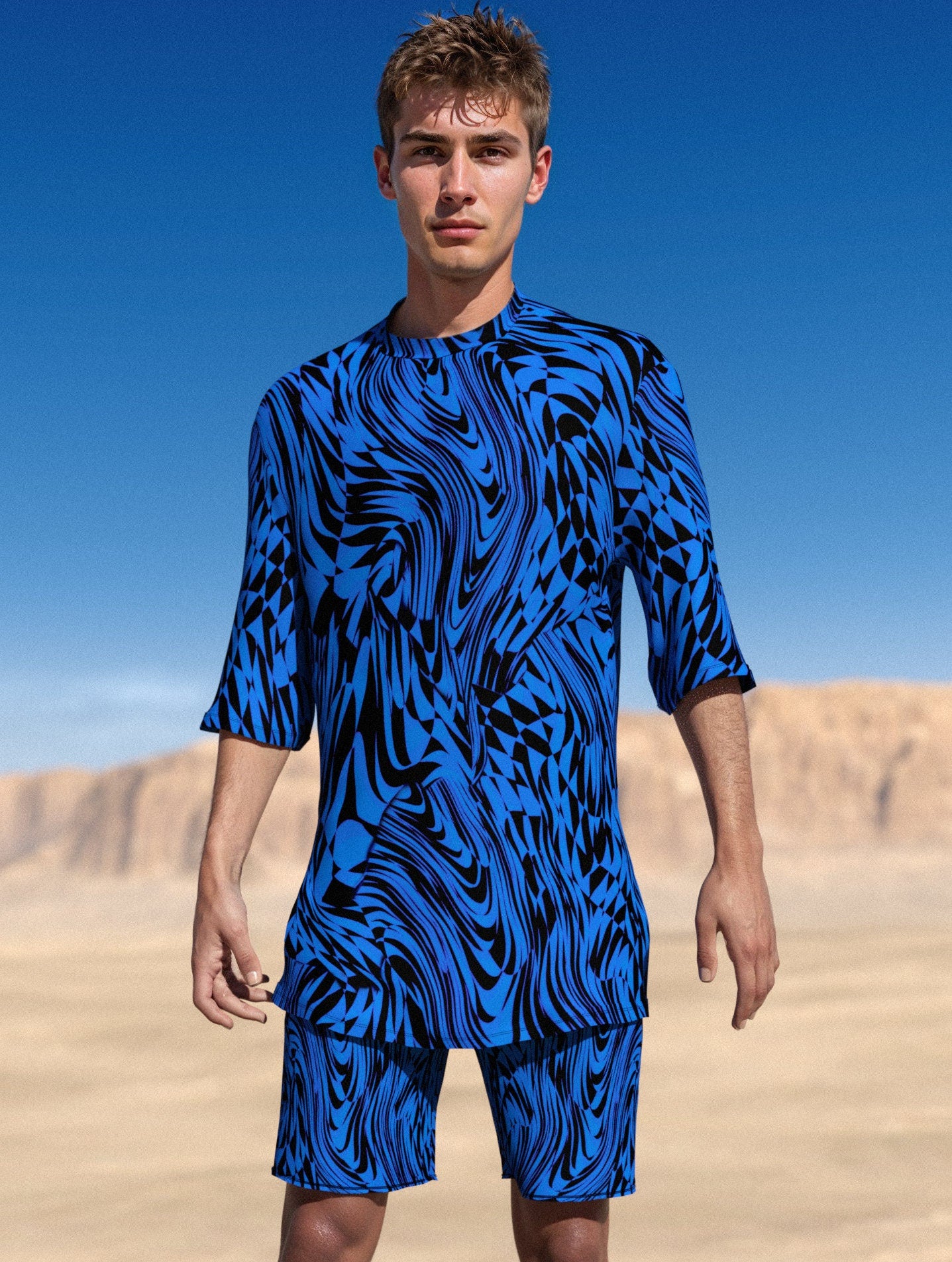 Refracted Male T-Shirt Set 1
