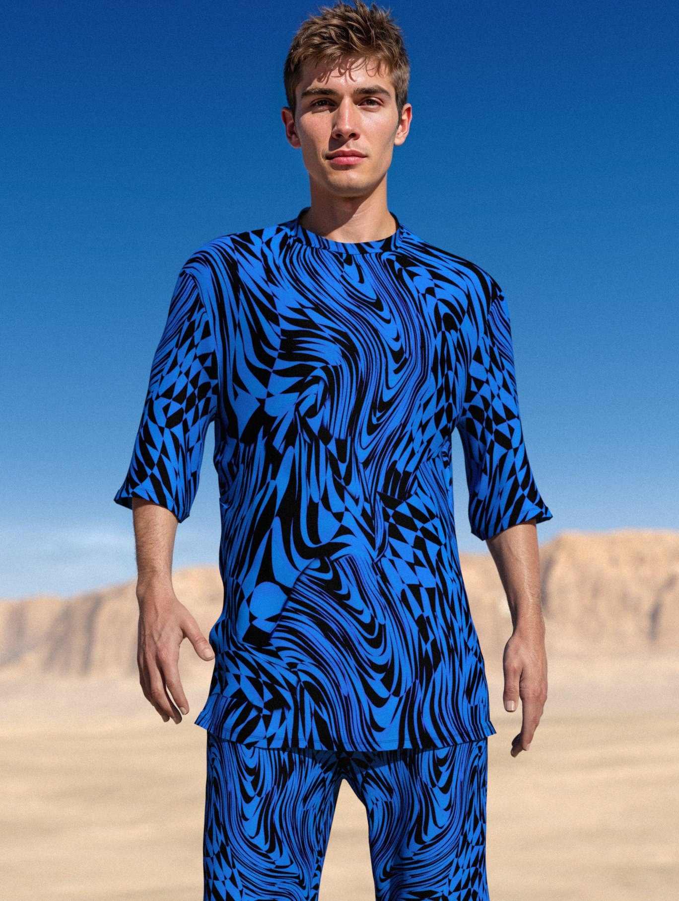 Refracted Male T-Shirt 1