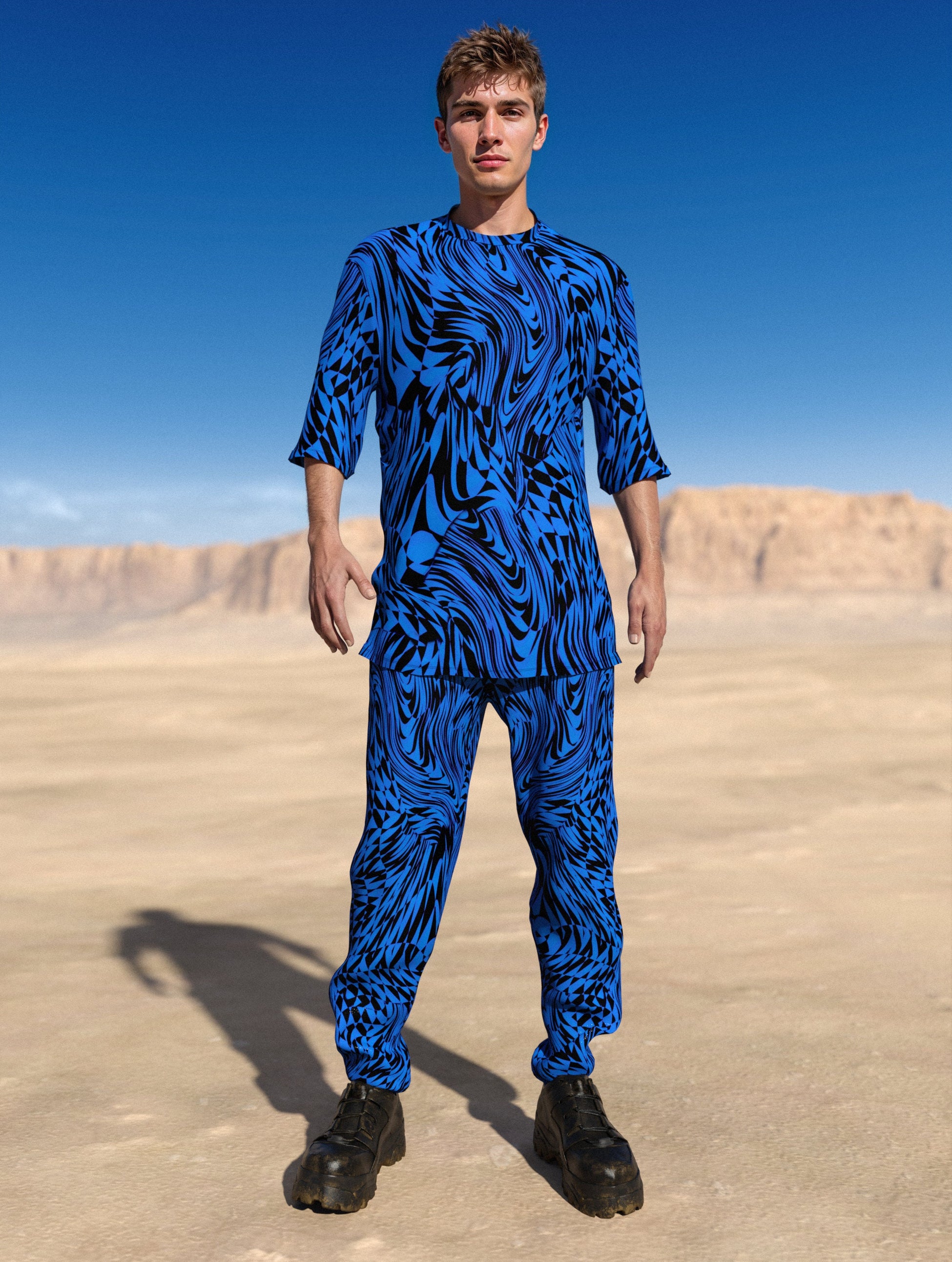Refracted Male T-Shirt 2