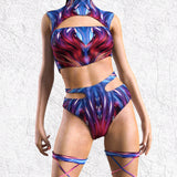 Metagalactic Cutout Rave Top