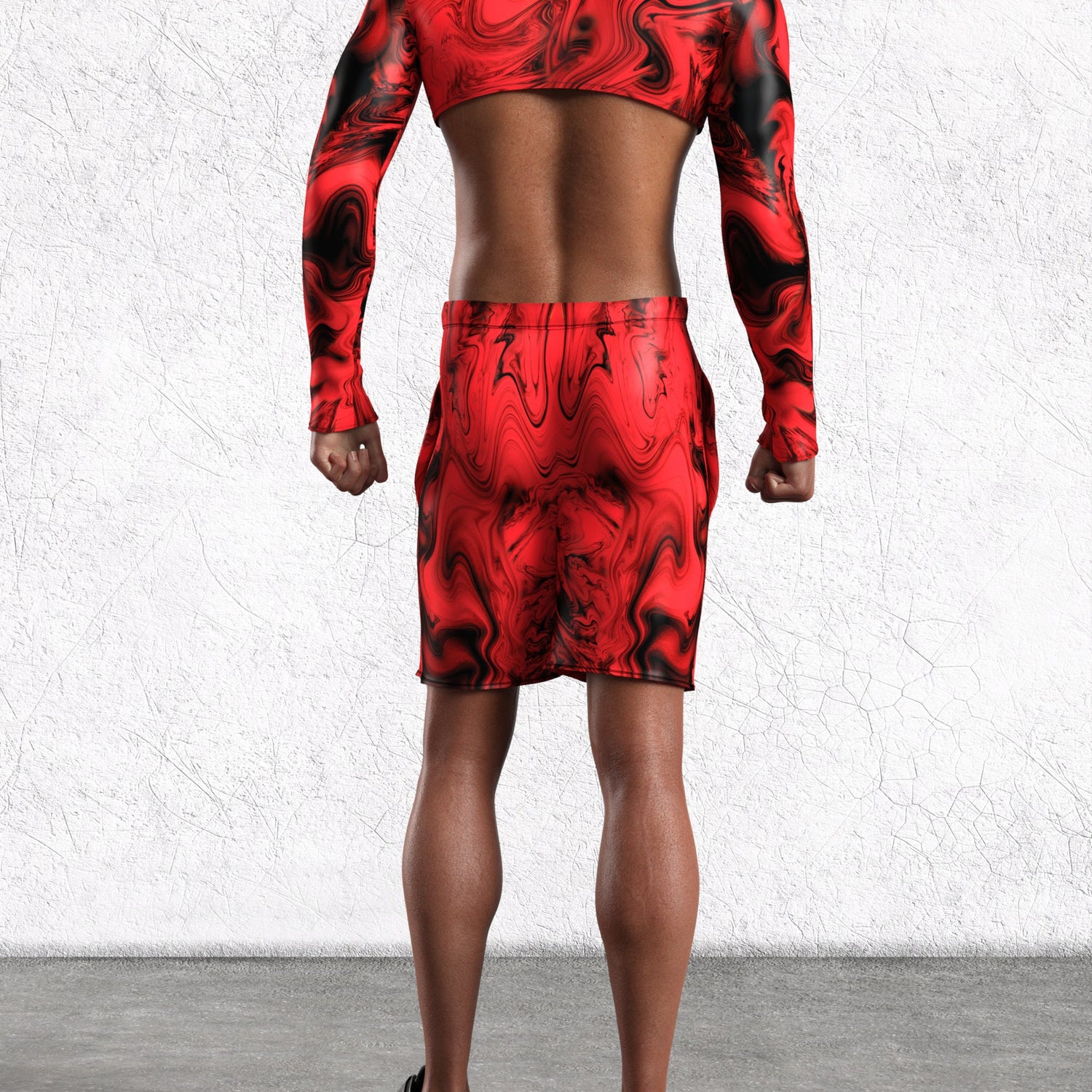 Bloodshot Male Crop Top 6