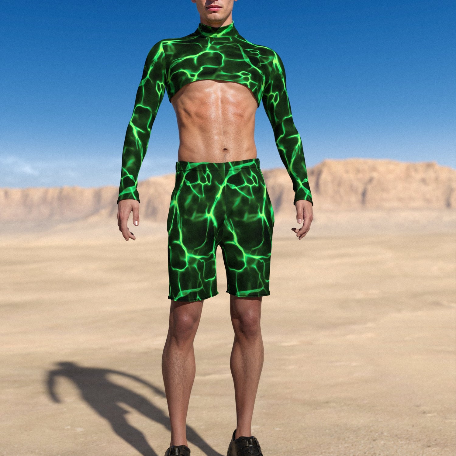 Dust Spectre Male Cropped Set Festival