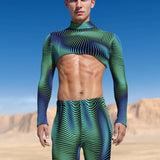 Illusions Male Crop Top