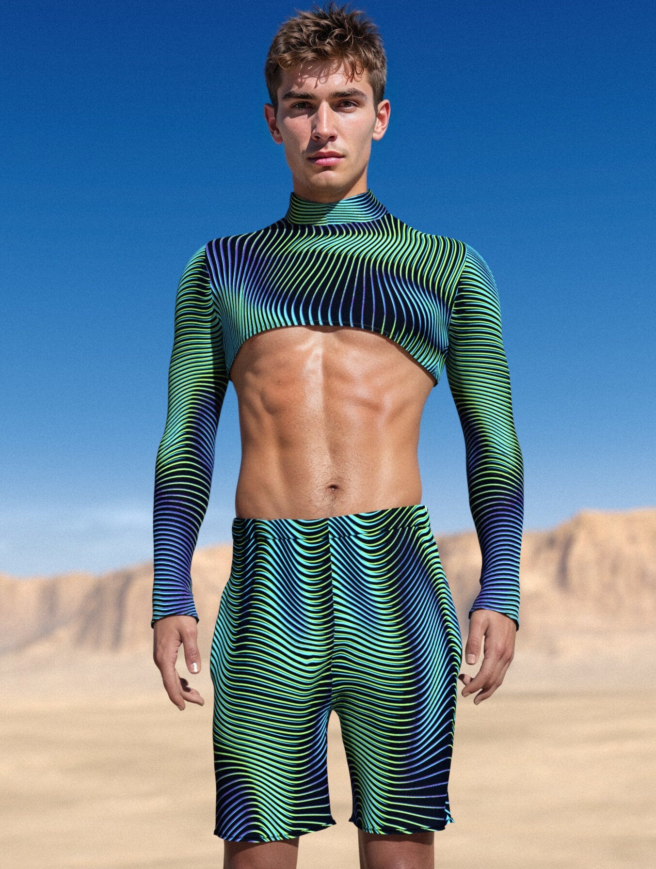 Illusions Male Crop Top 1