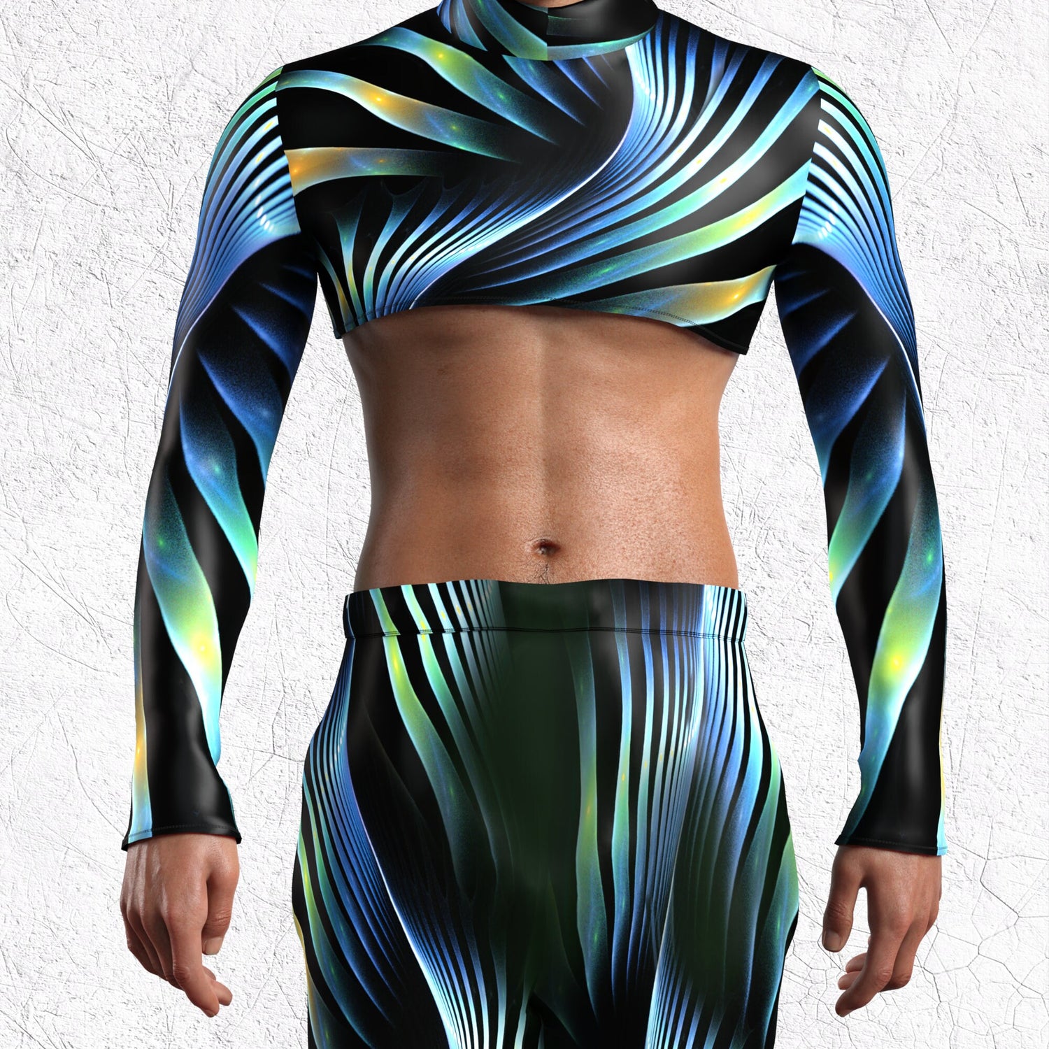 Intercept Male Rave Shorts Lycra