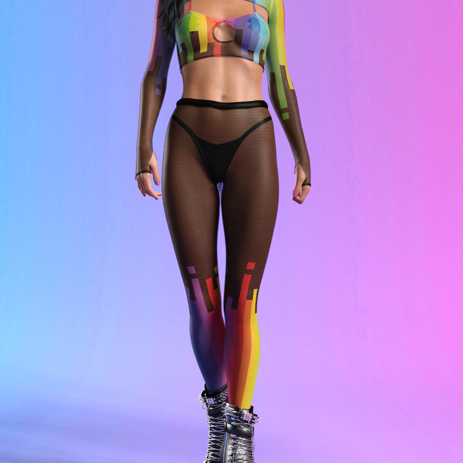 Rainscapes Mesh Leggings 4